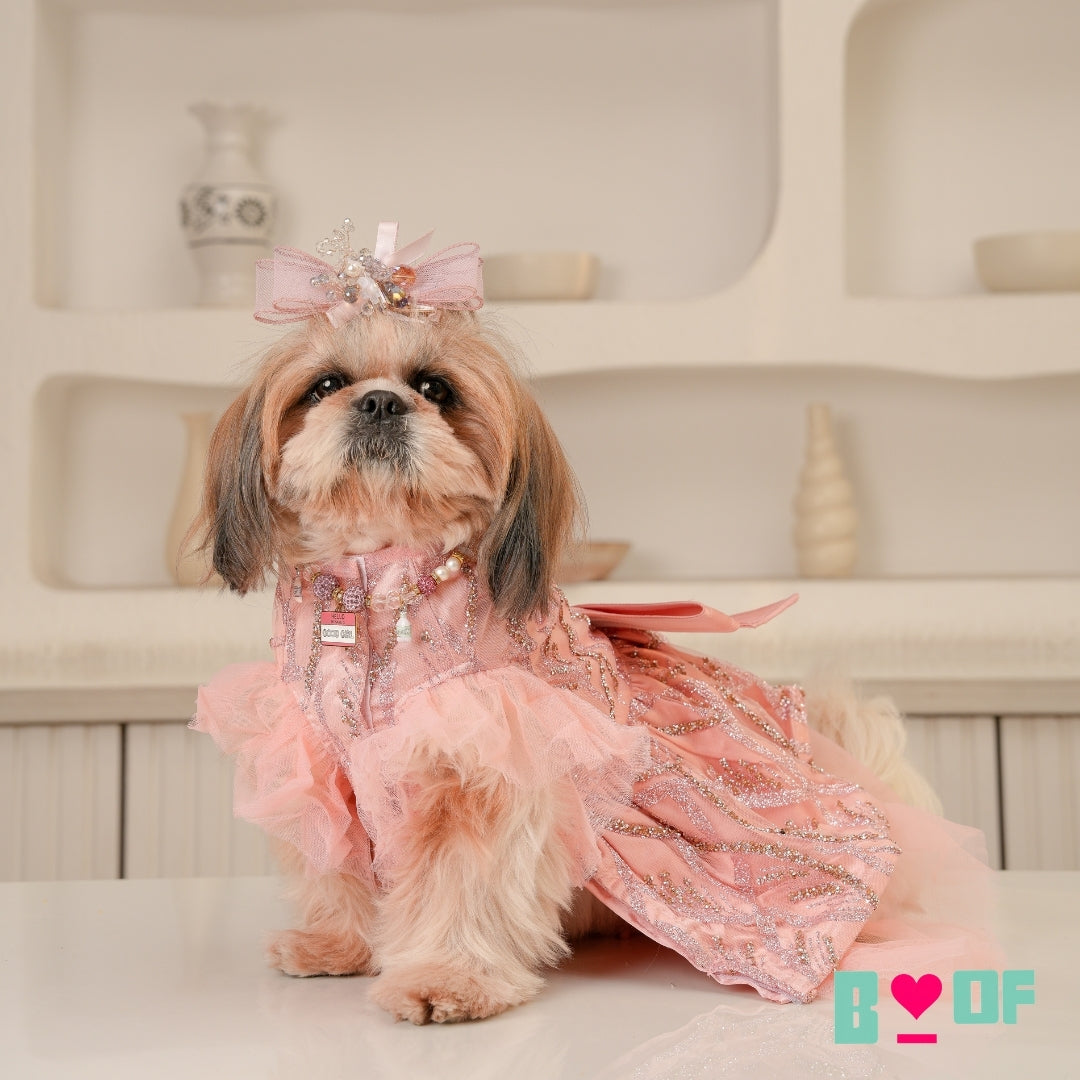Pink Dog Sportswear Dog Clothing Shih Tzu Clothes Uk PINK SPARKLE