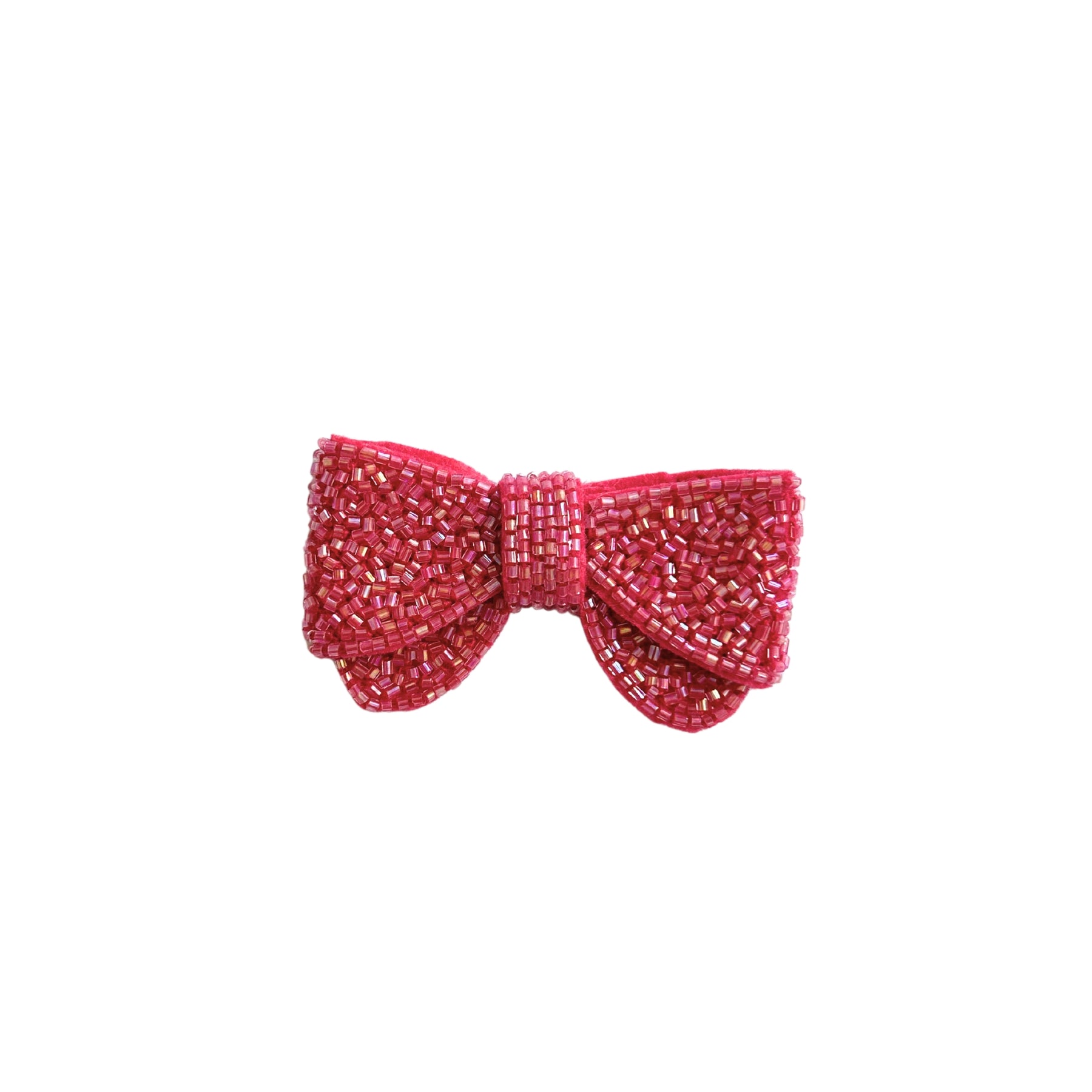 BARBIE PINK WITH SILVER CUTRDANA DOG BOW