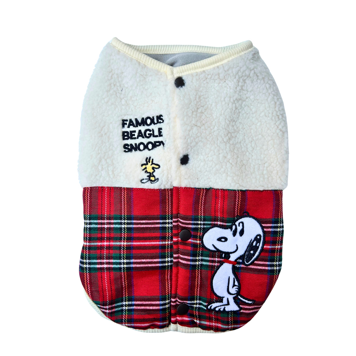 RED SNOOPY DOG JACKET