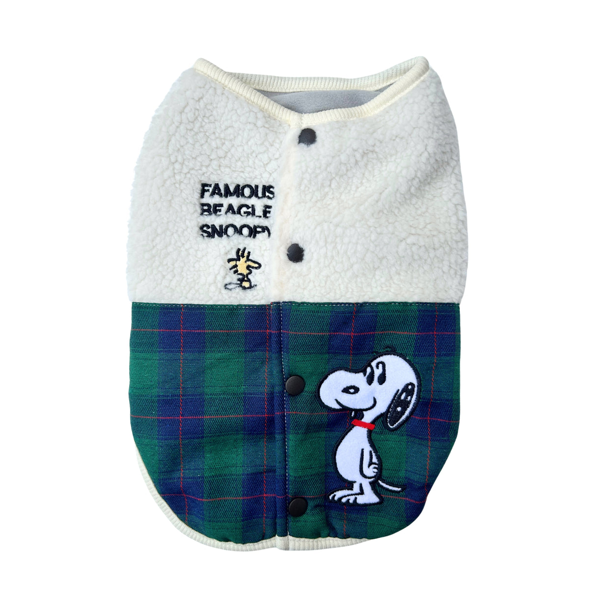 GREEN SNOOPY DOG JACKET