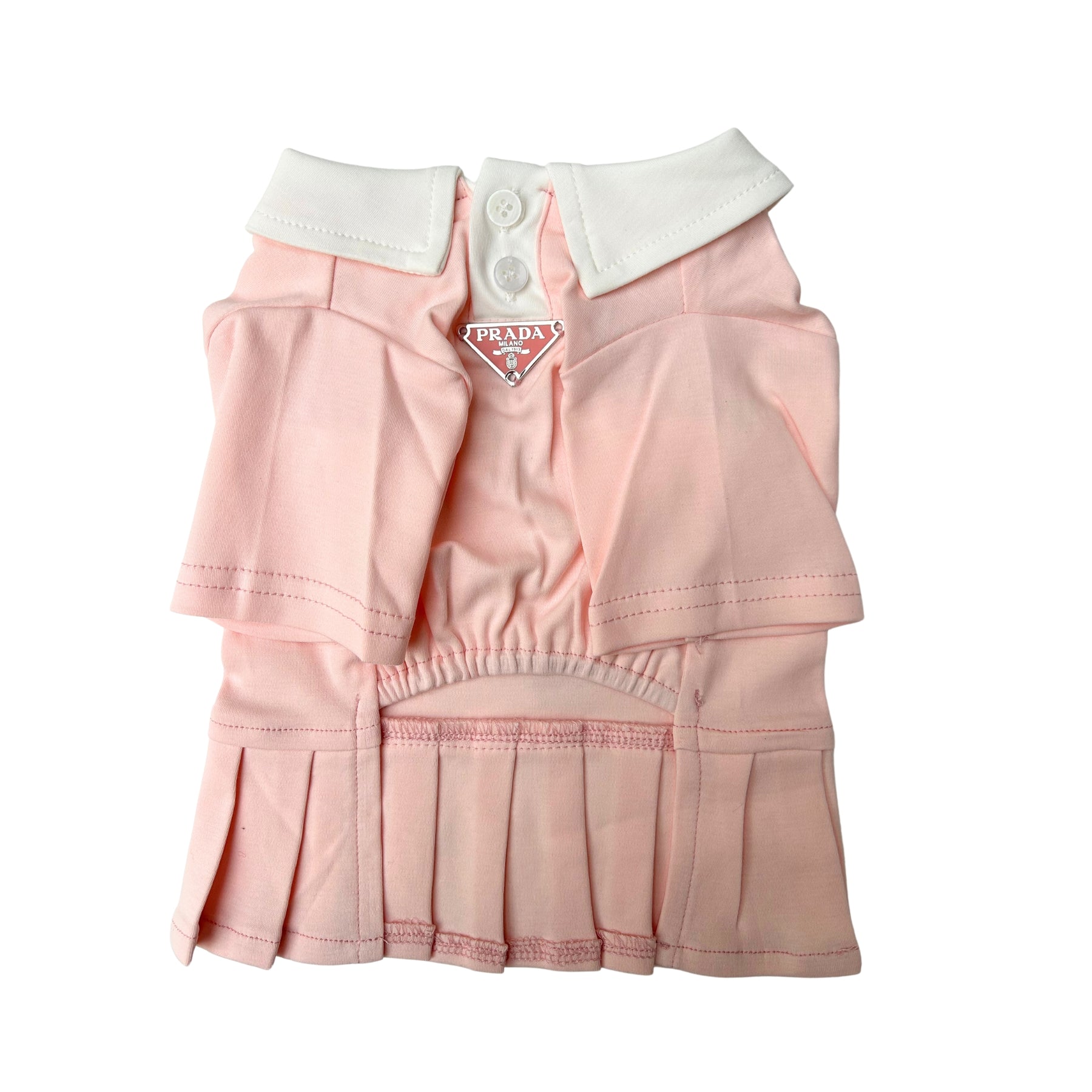 PRETTY PINK PAW-DA TENNIS DOG DRESS