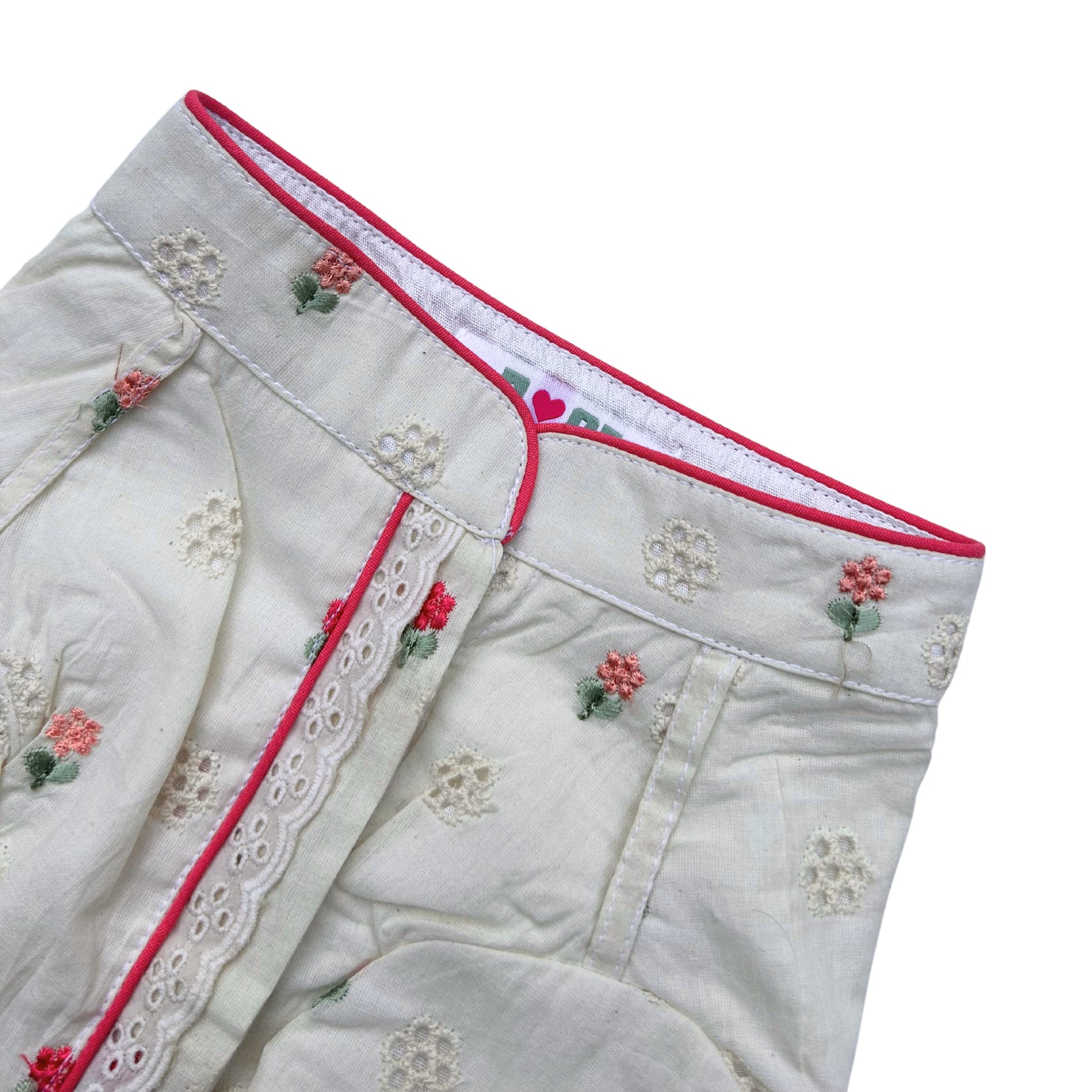 PINK LACE FLORAL EMBROIDERED KURTA FOR DOGS AND CATS