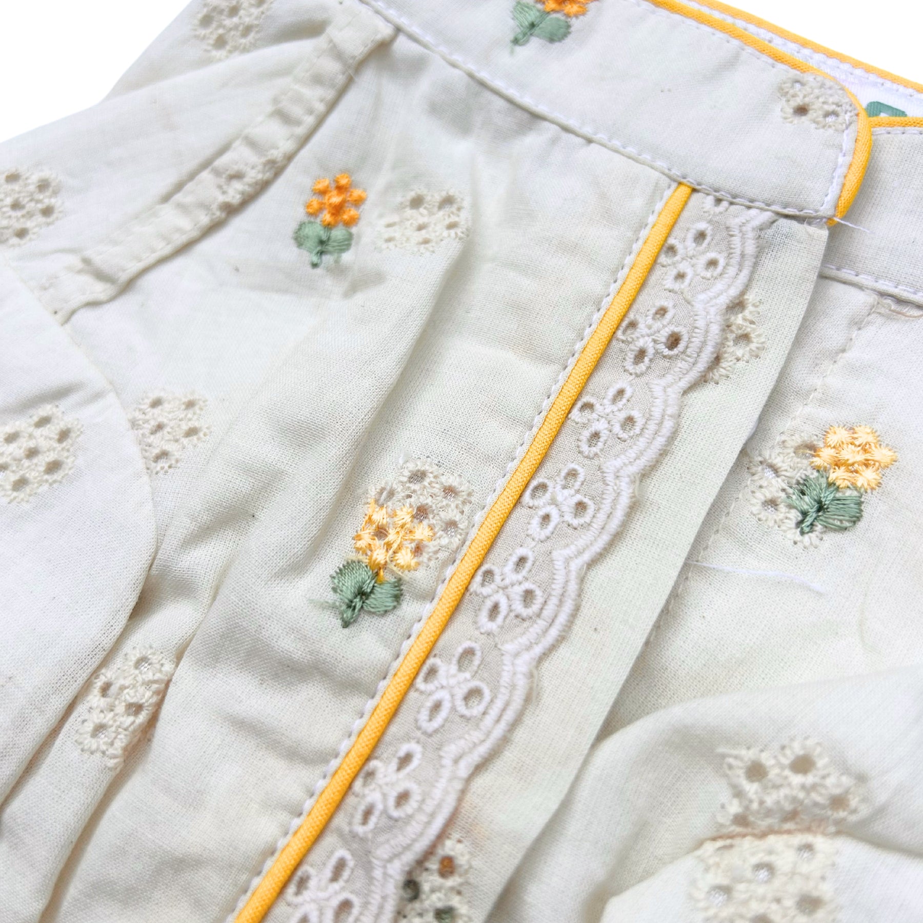 LEMON LACE FLORAL EMBROIDERED KURTA FOR DOGS AND CATS