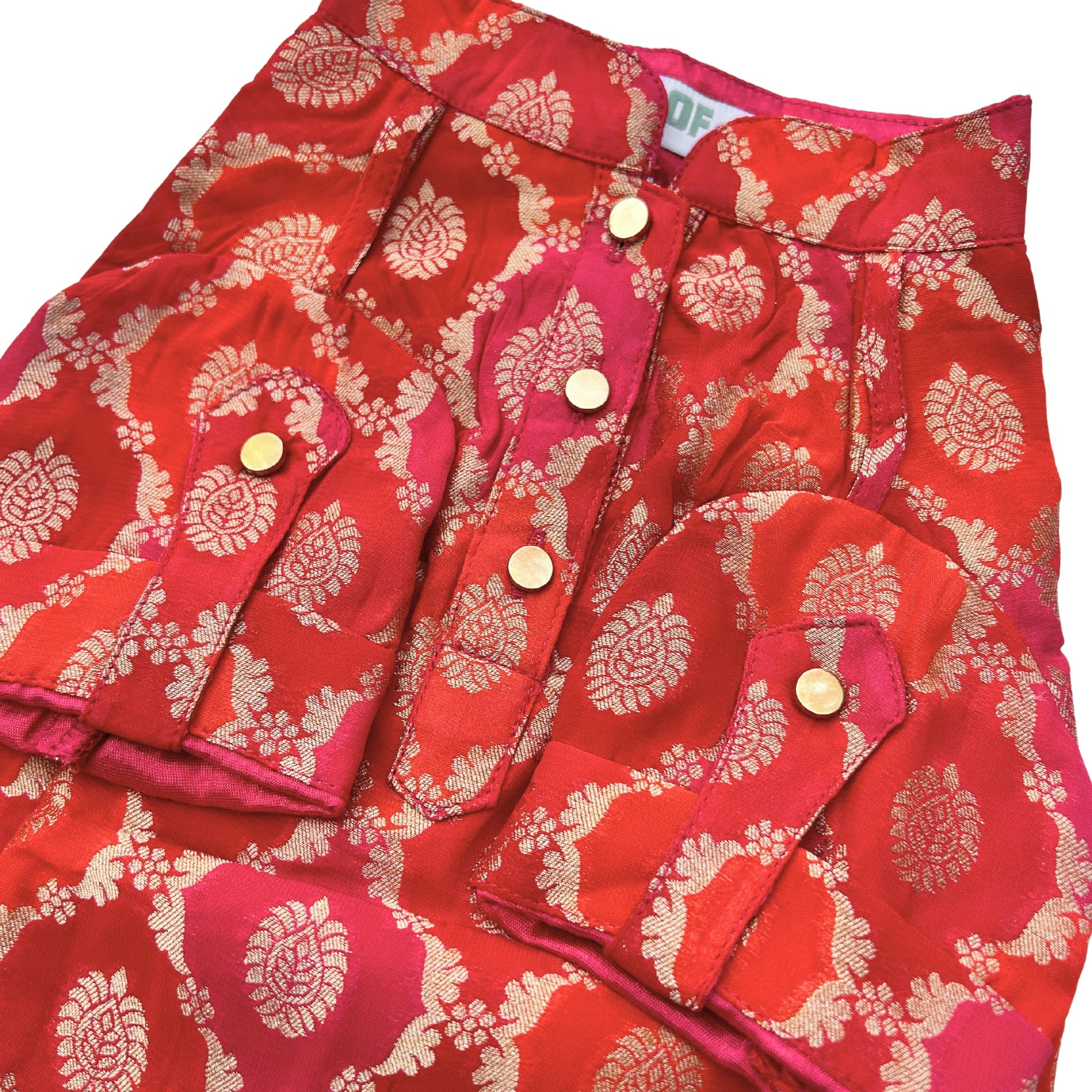 TWO TONE BROCADE DOG KURTA