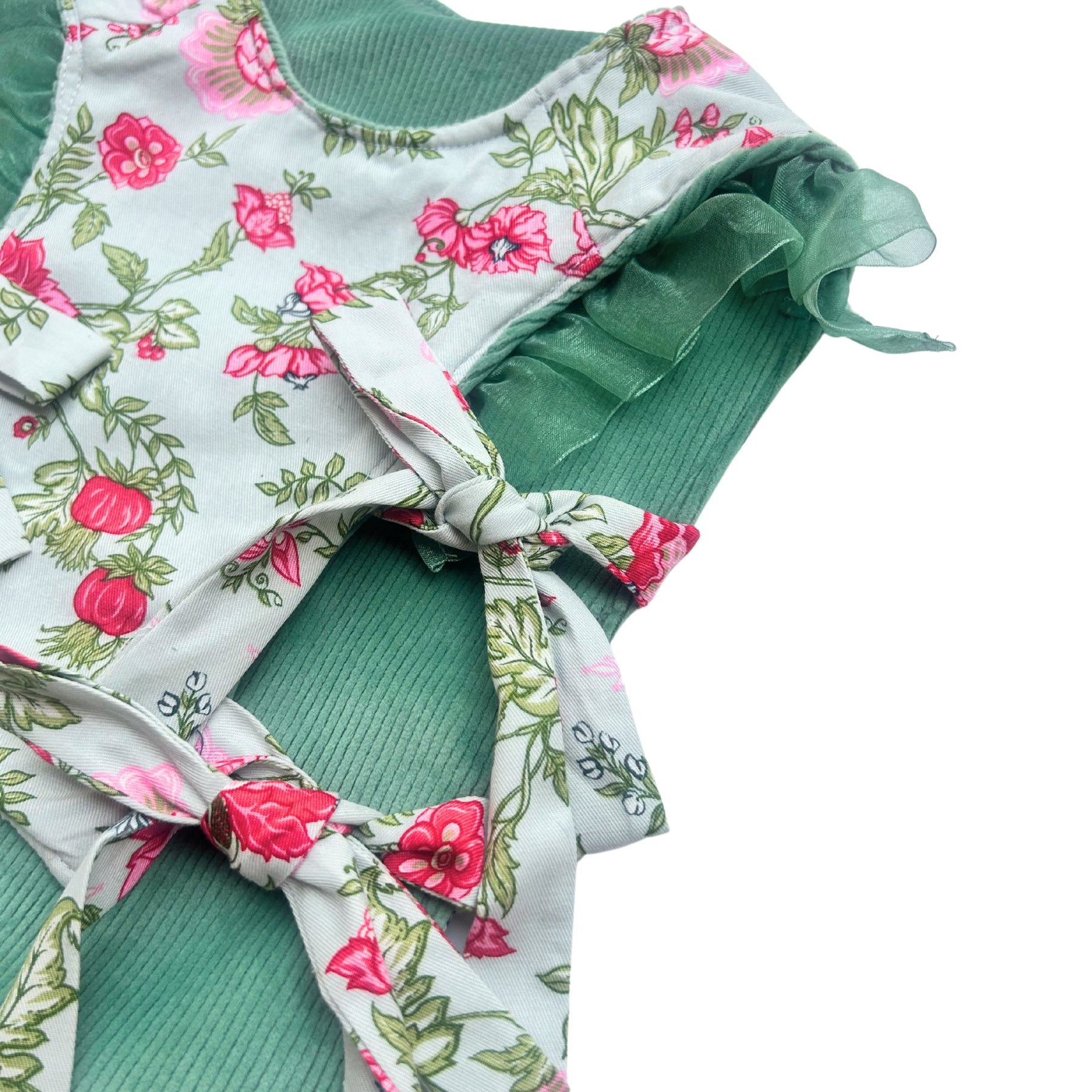 TWO-FACED FLORAL PRINT TOP FOR DOGS AND CATS