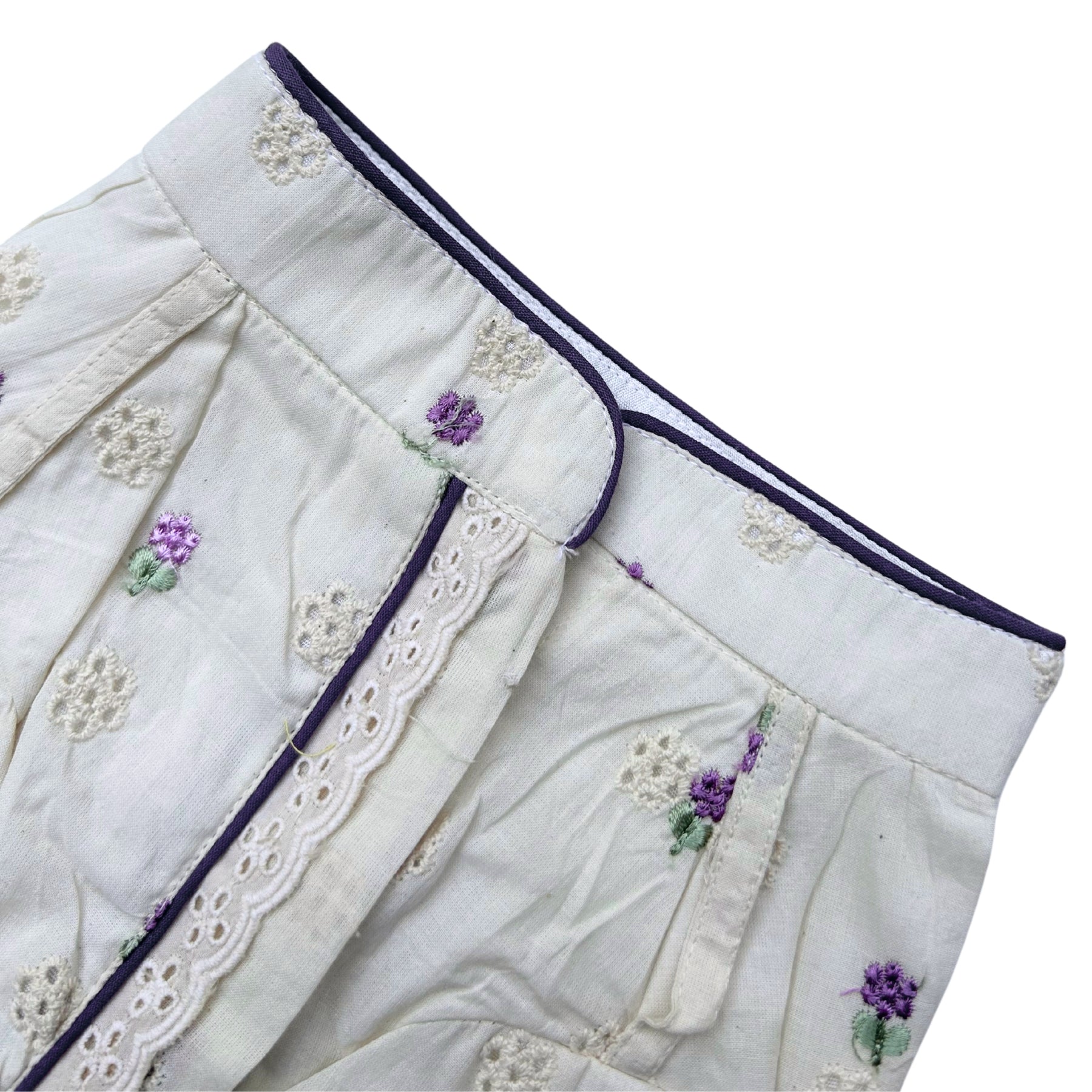LILAC LACE FLORAL EMBROIDERED KURTA FOR DOGS AND CATS