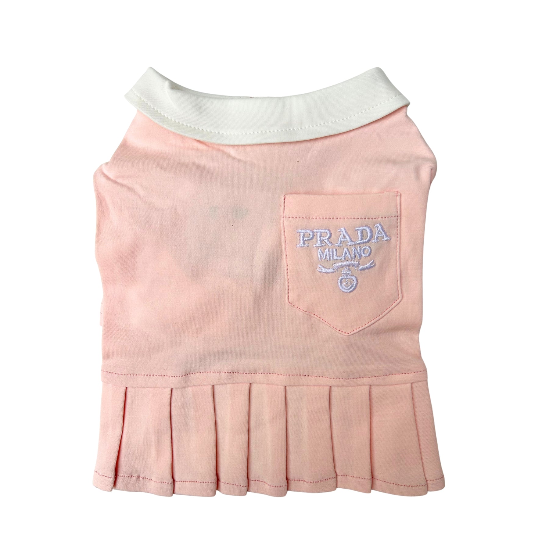 PRETTY PINK PAW-DA TENNIS DOG DRESS