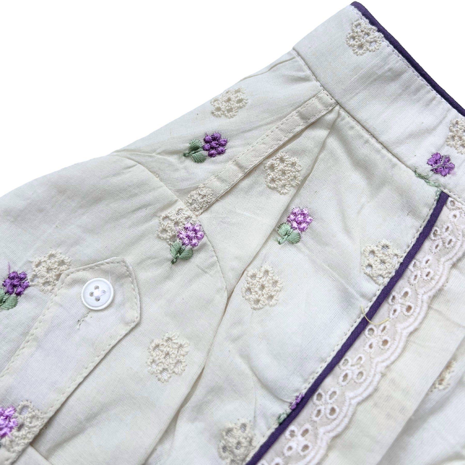 LILAC LACE FLORAL EMBROIDERED KURTA FOR DOGS AND CATS