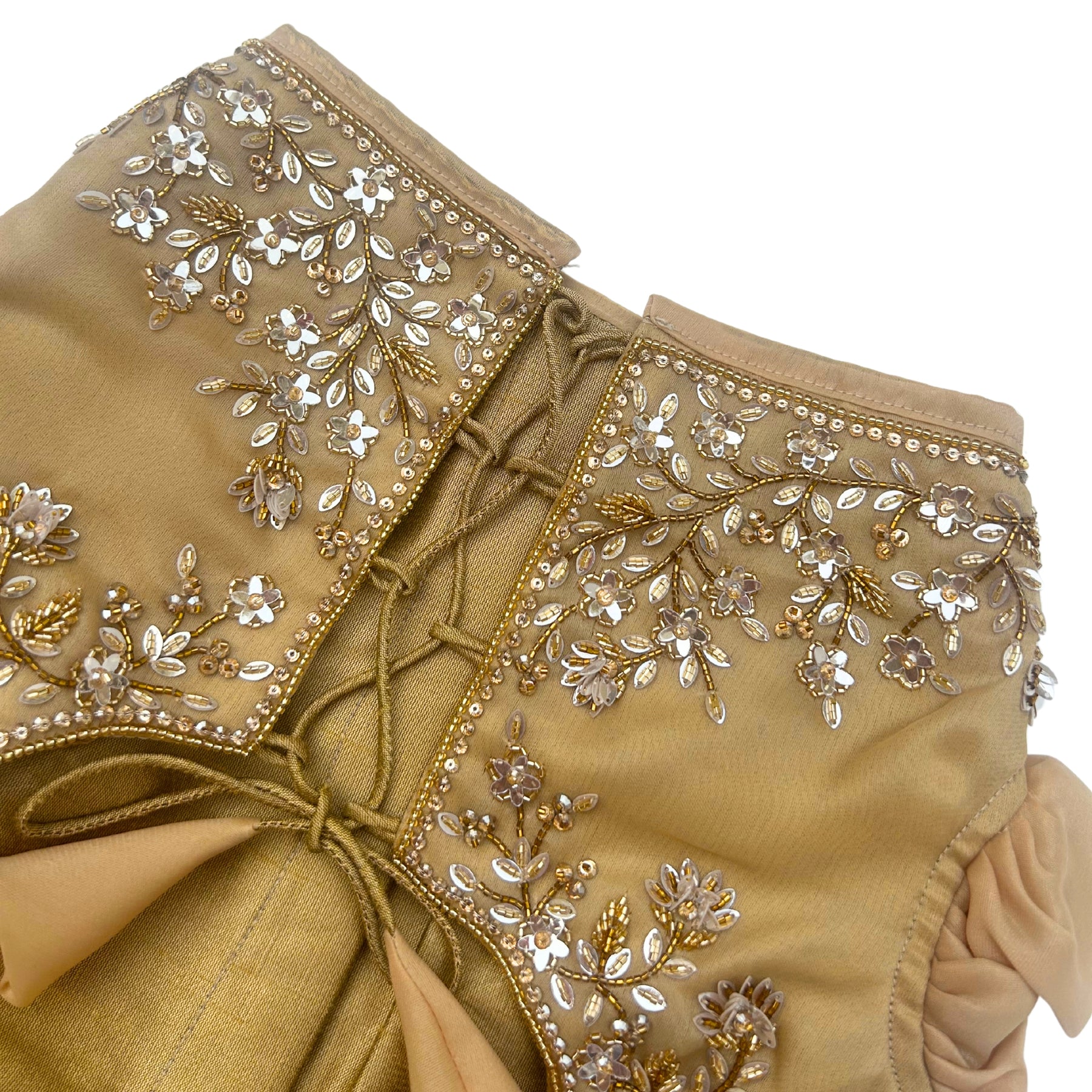 GOLDEN HOUR HAND EMBROIDERED LEHENGA FOR DOGS AND CATS