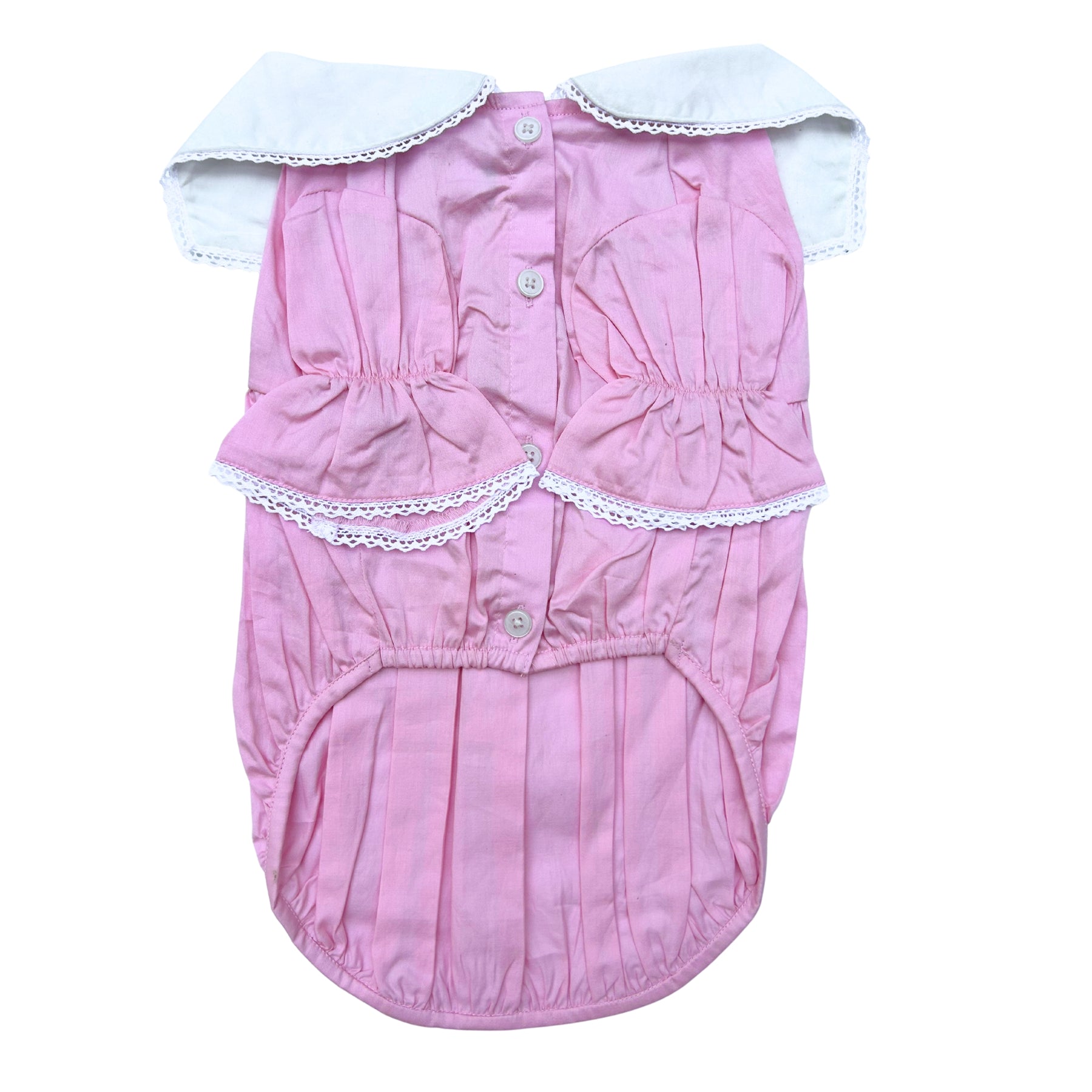 DAINTY DAISY FLOWER EMBROIDERED DRESS FOR DOGS AND CATS