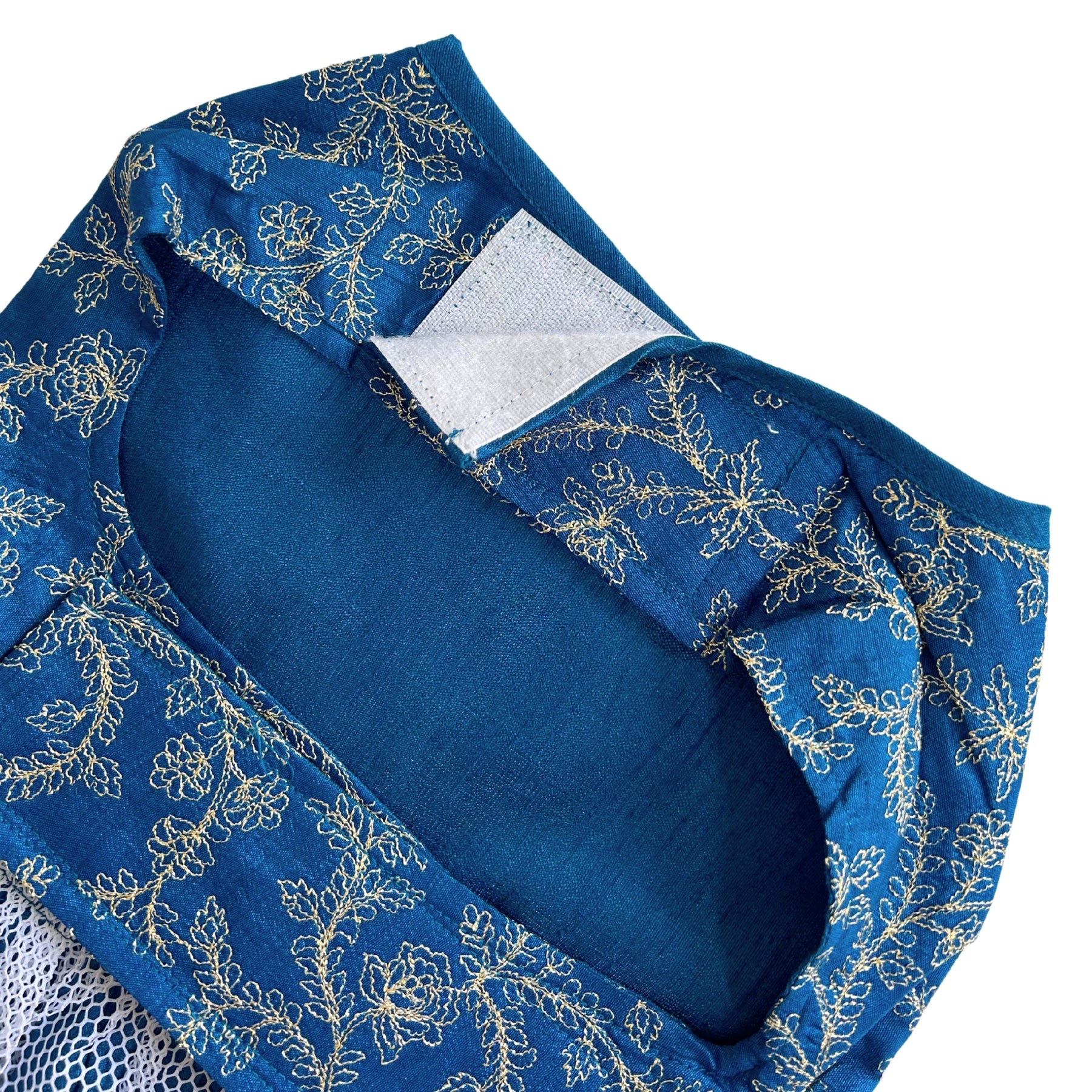 BLUE HARNESS STYLE DOG DRESS