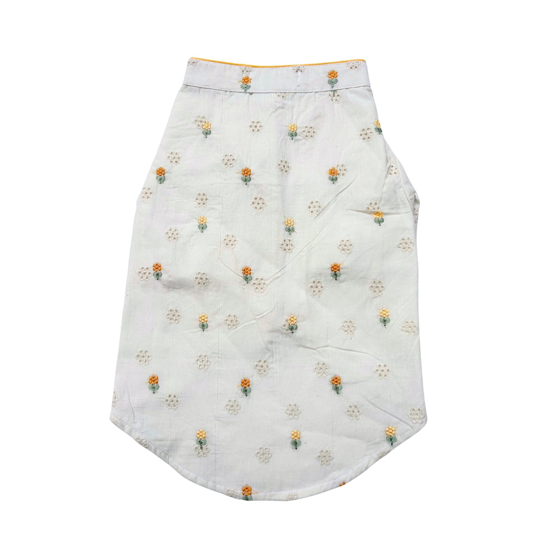 LEMON LACE FLORAL EMBROIDERED KURTA FOR DOGS AND CATS