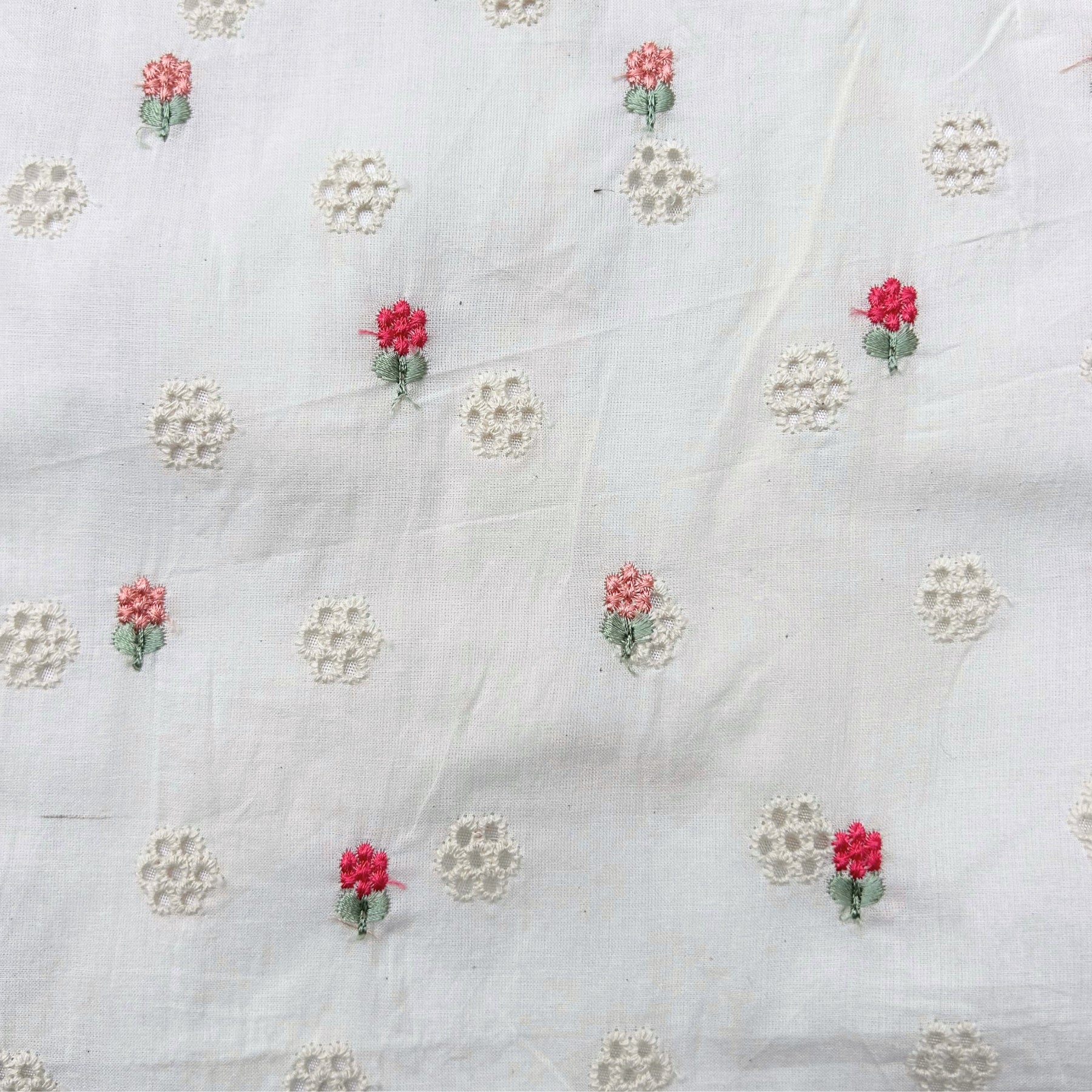 PINK LACE FLORAL EMBROIDERED KURTA FOR DOGS AND CATS