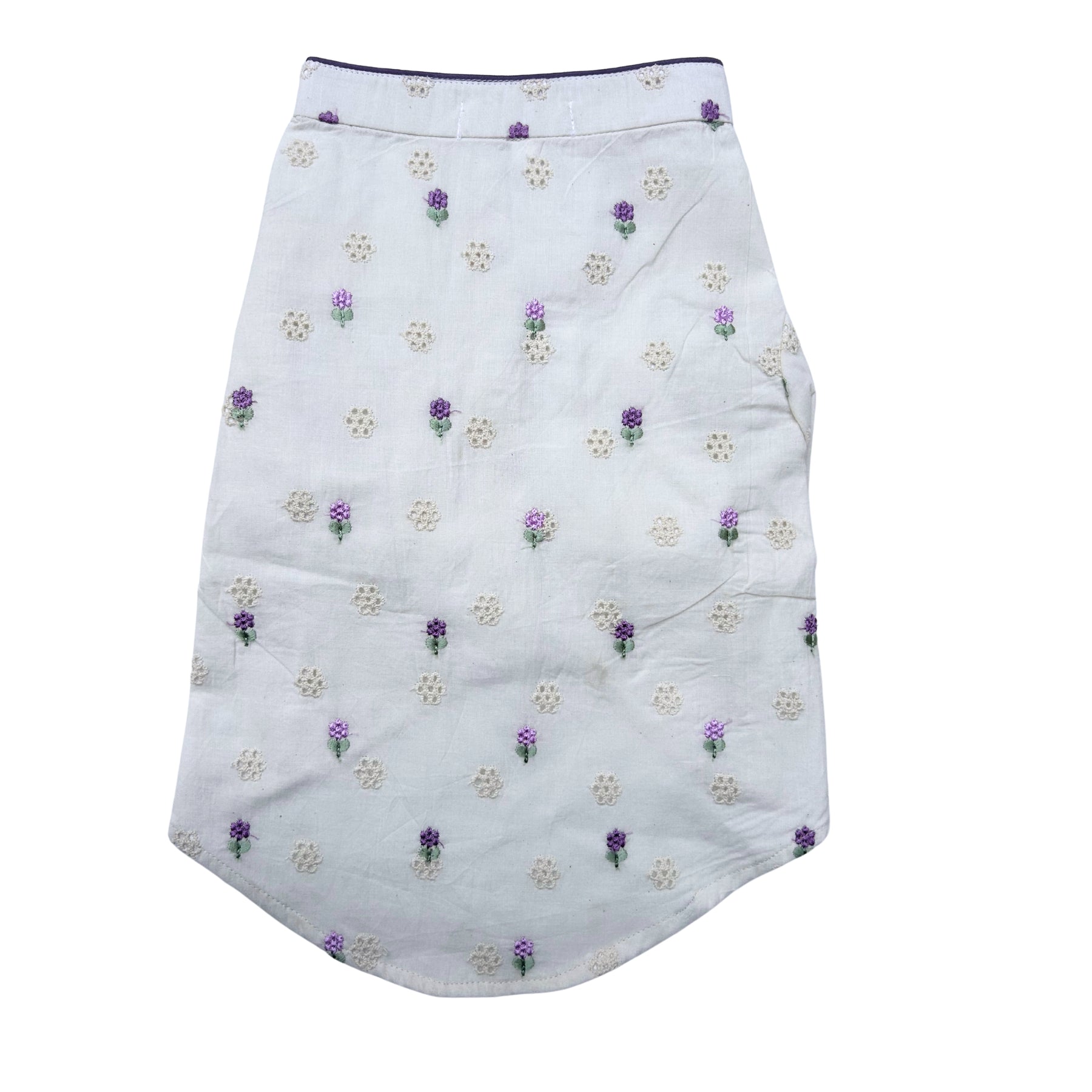 LILAC LACE FLORAL EMBROIDERED KURTA FOR DOGS AND CATS