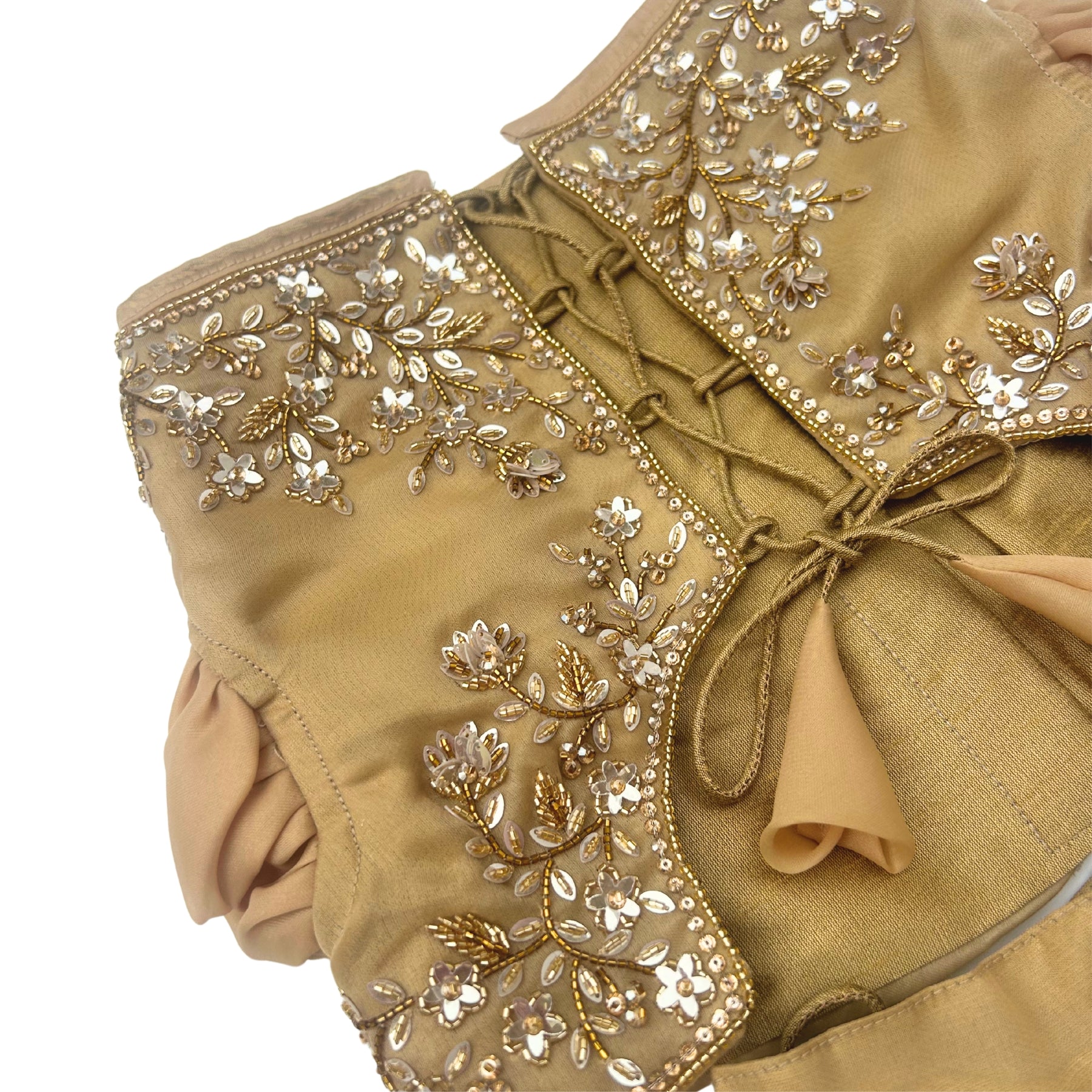 GOLDEN HOUR HAND EMBROIDERED LEHENGA FOR DOGS AND CATS