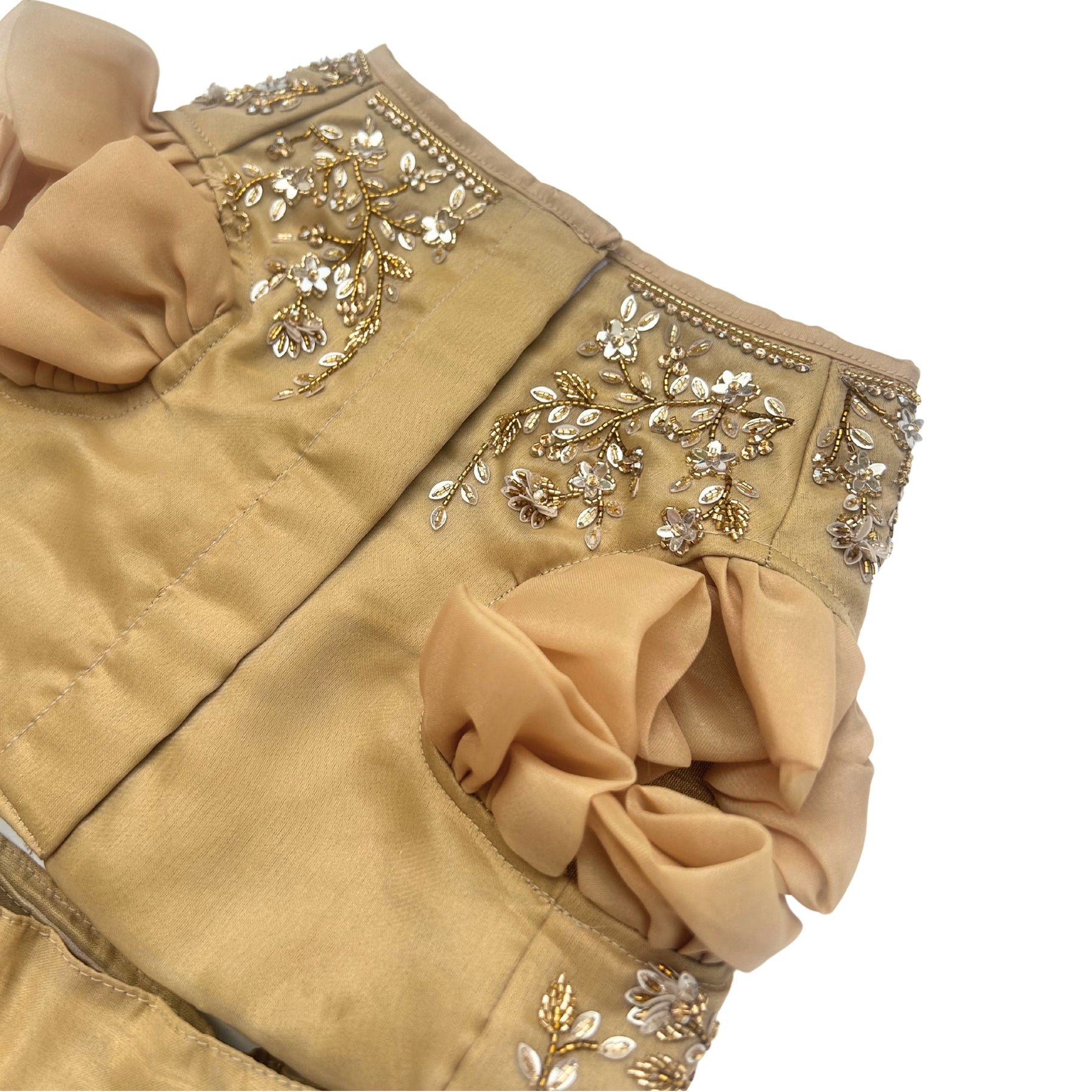 GOLDEN HOUR HAND EMBROIDERED LEHENGA FOR DOGS AND CATS