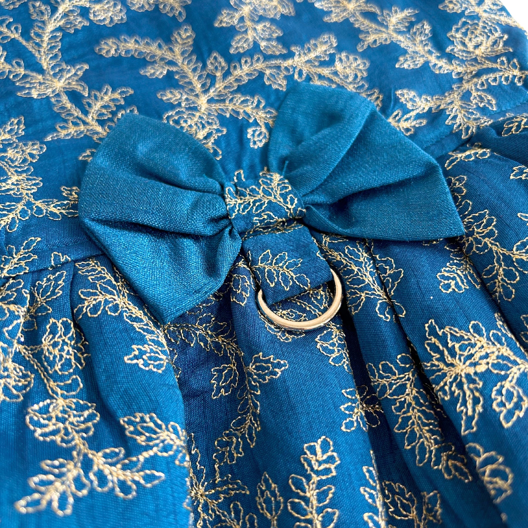 BLUE HARNESS STYLE DOG DRESS