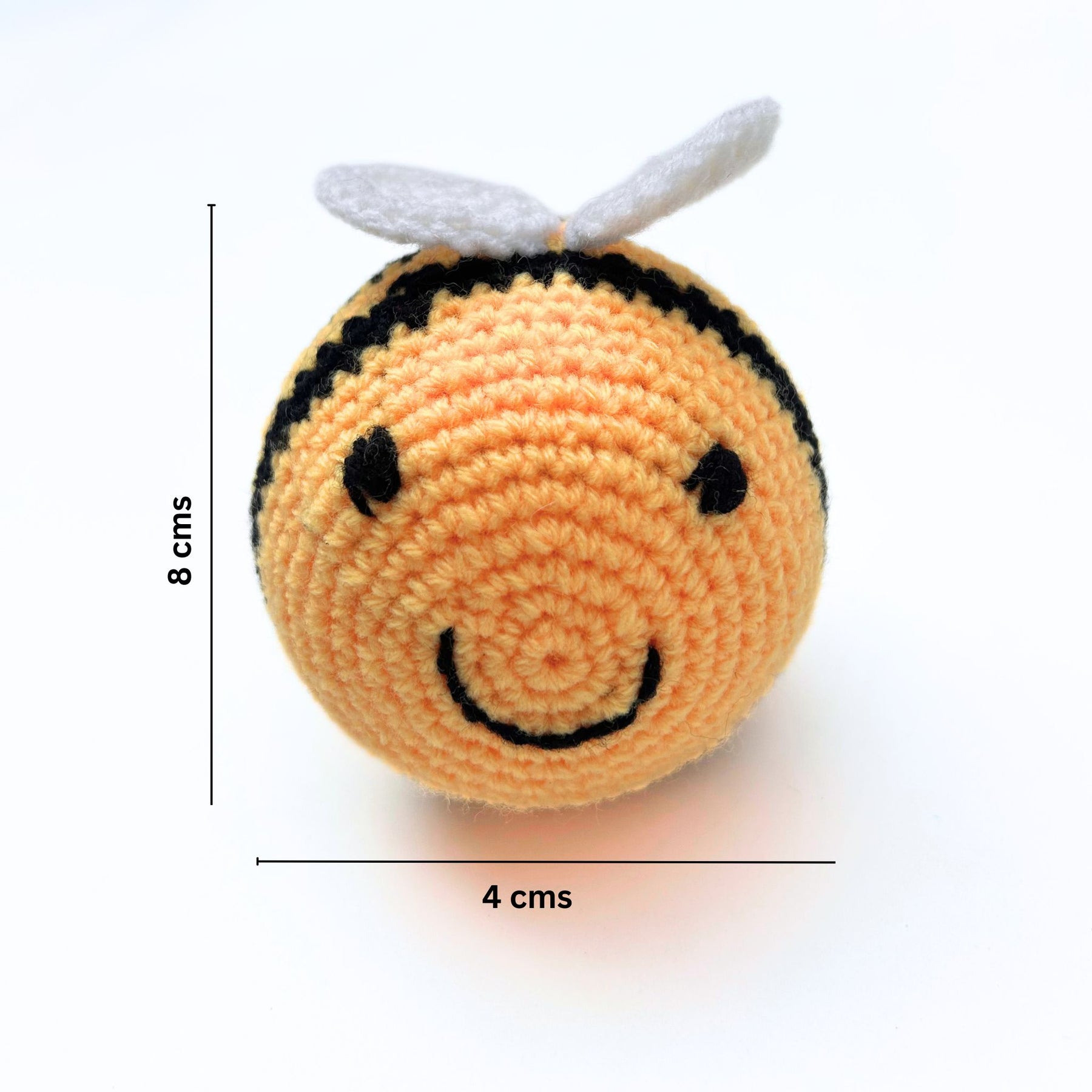BEE CROCHET BALL FOR DOGS AND CATS