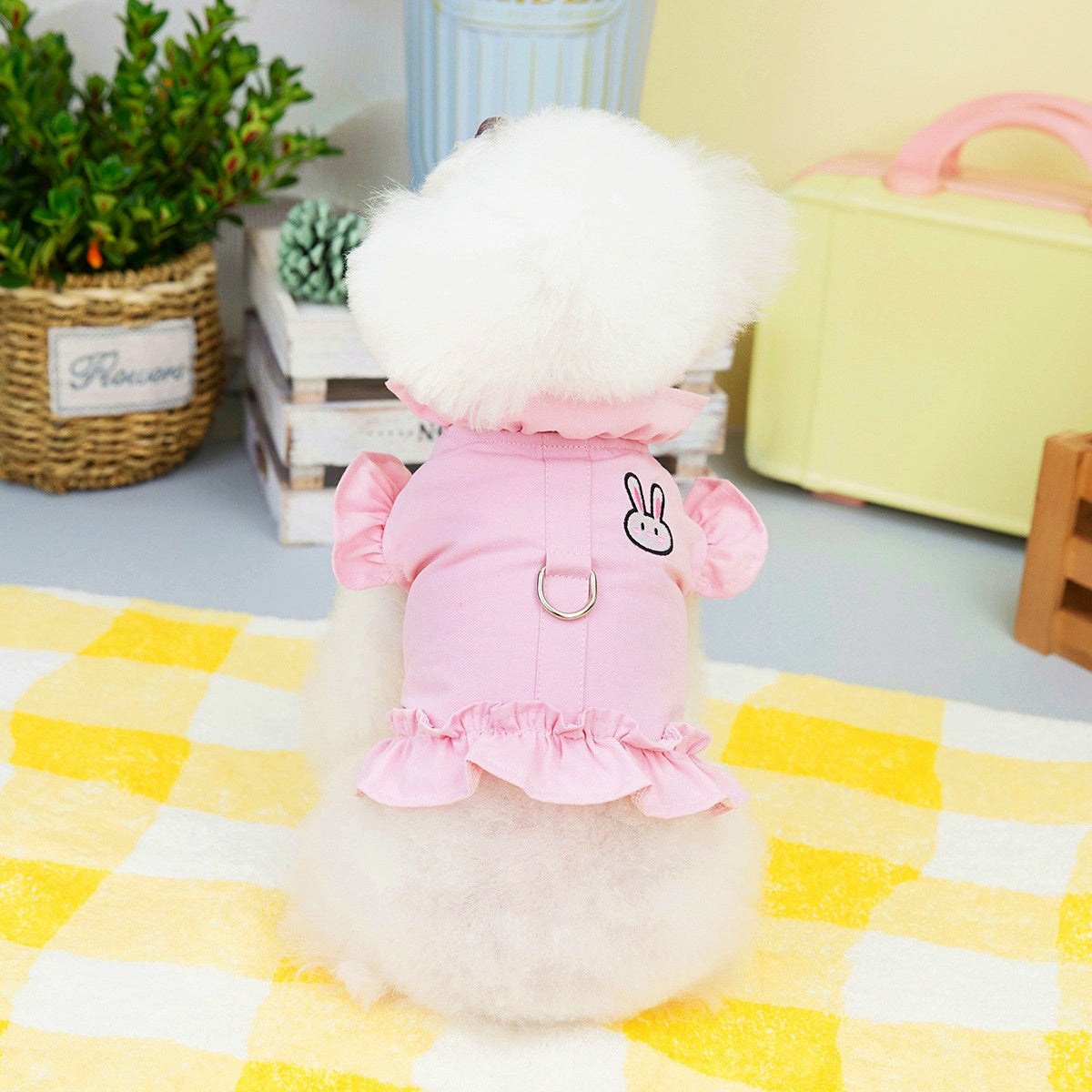 RABBIT FRILL DOG TOP