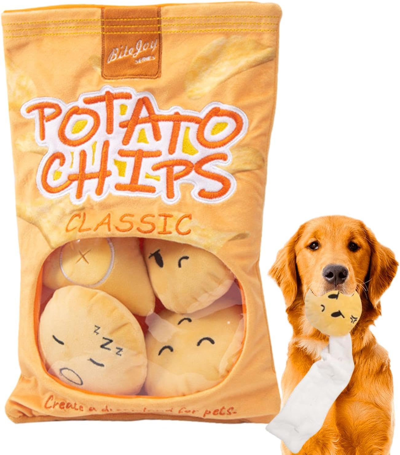 POTATOCHIPS PLUSH DOG TOY