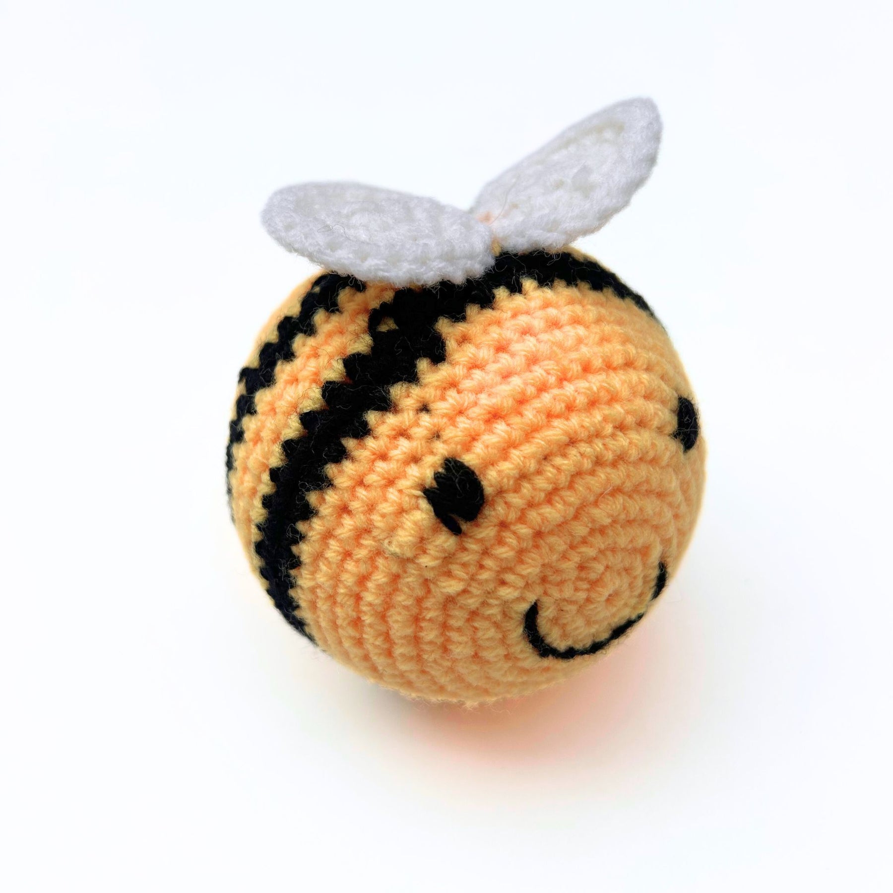 BEE CROCHET BALL FOR DOGS AND CATS
