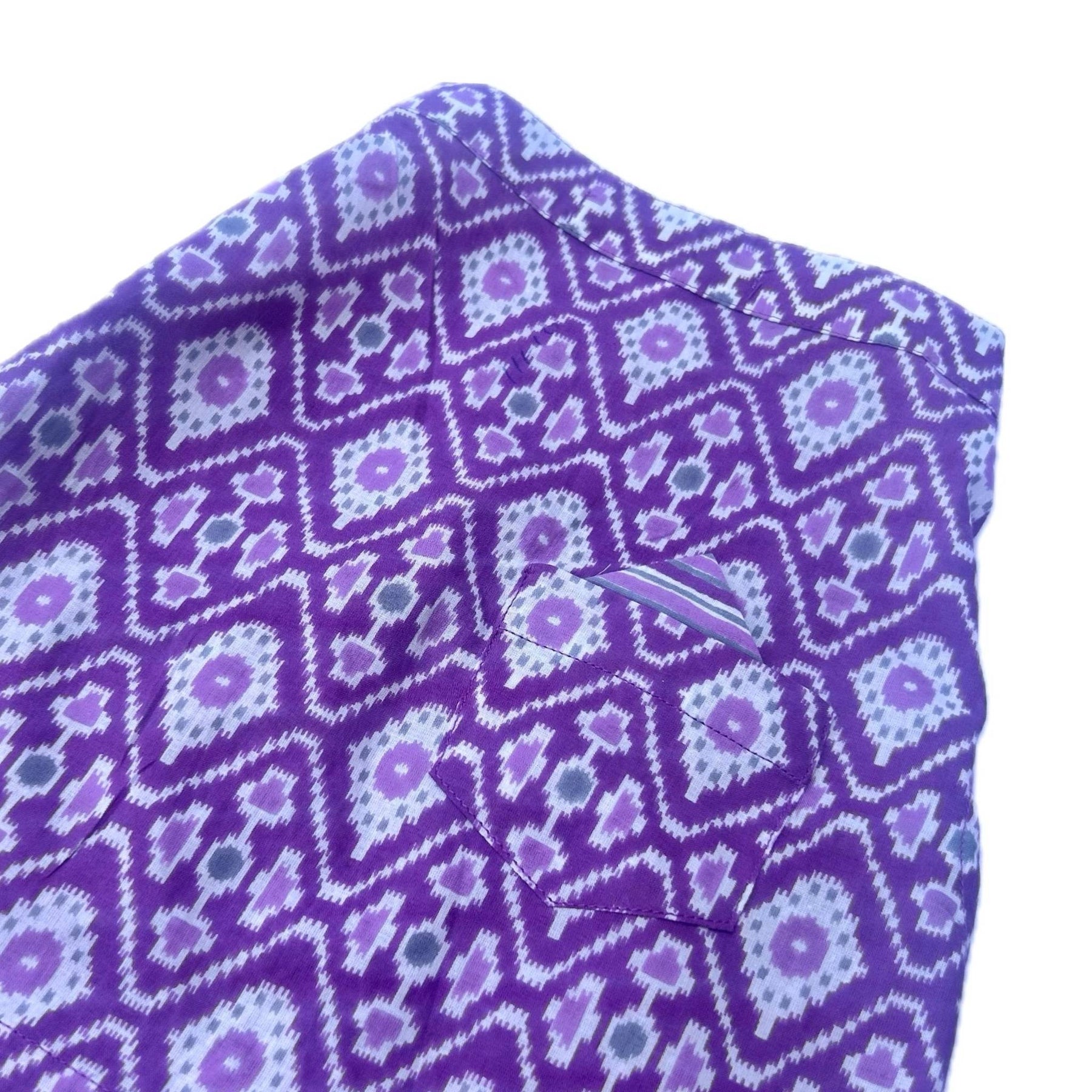 ROYAL PURPLE WAISTCOAT DOG KURTA