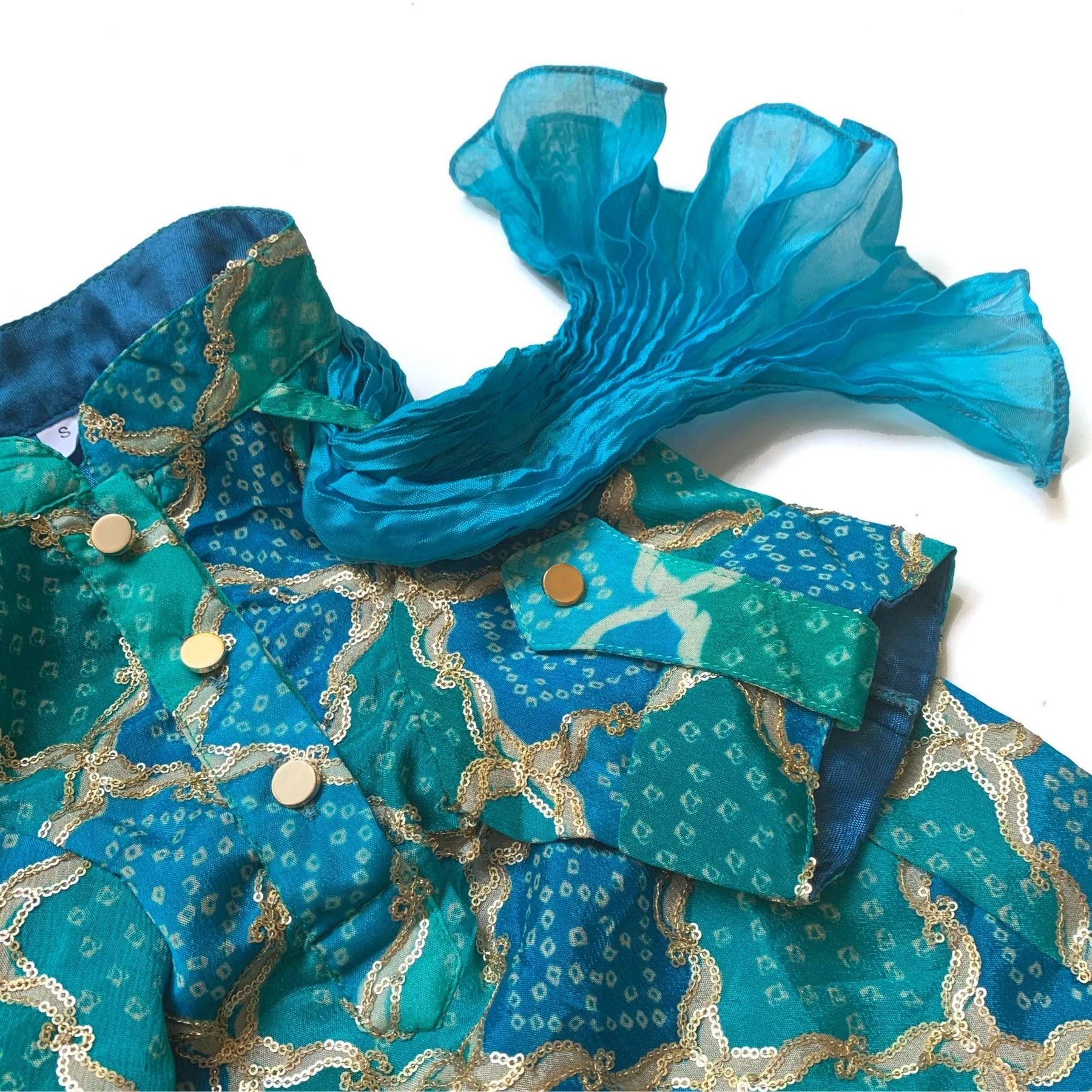 SHADES OF BLUE DOG KURTA