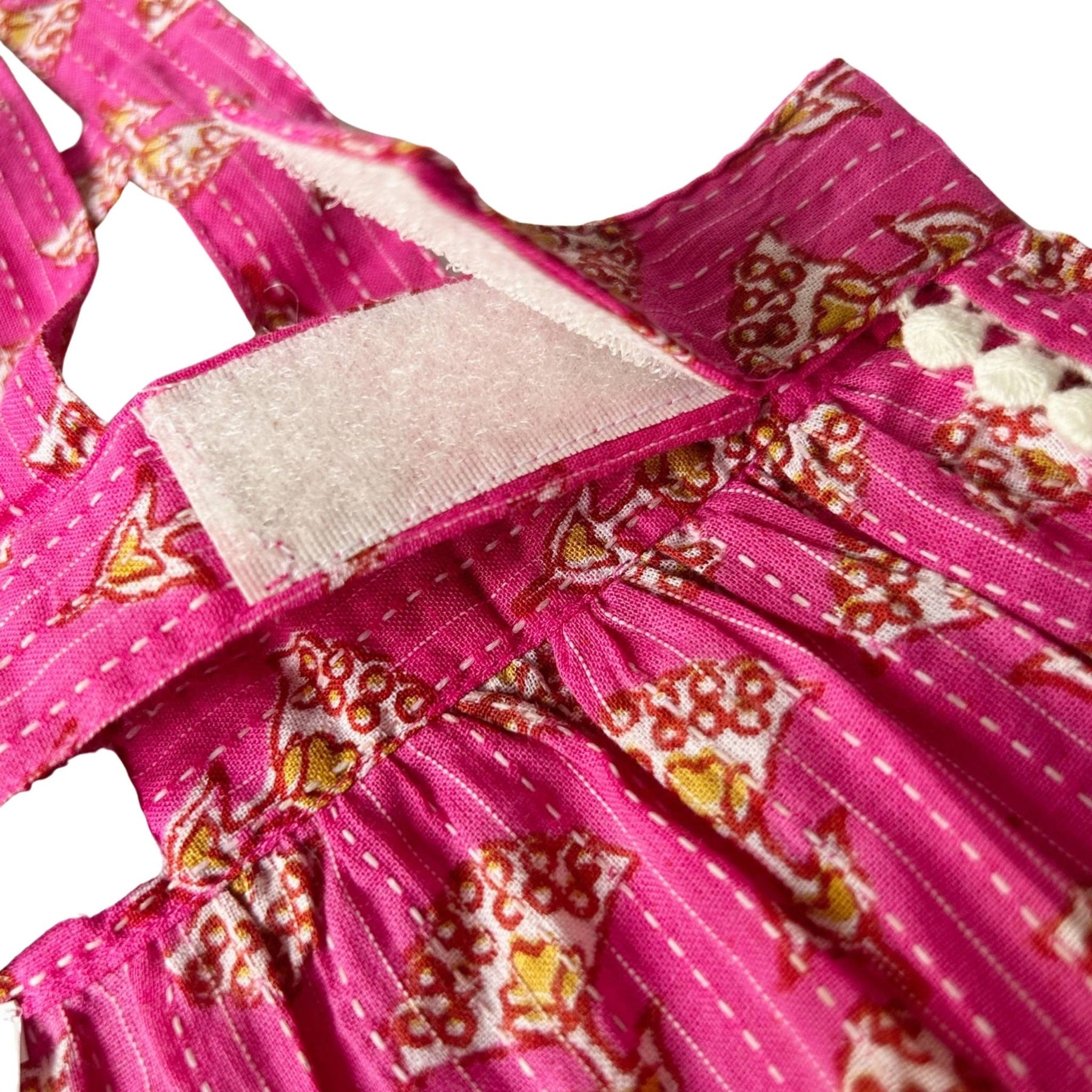 PINK BUTTI DOG DRESS