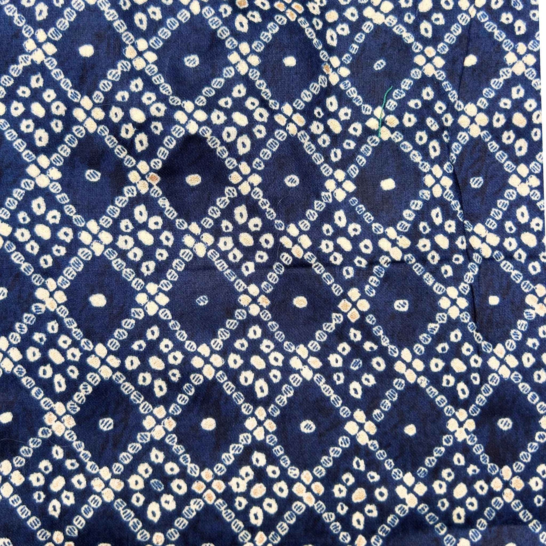 NAVY BLUE BANDHANI COTTON KURTA FOR DOGS AND CATS
