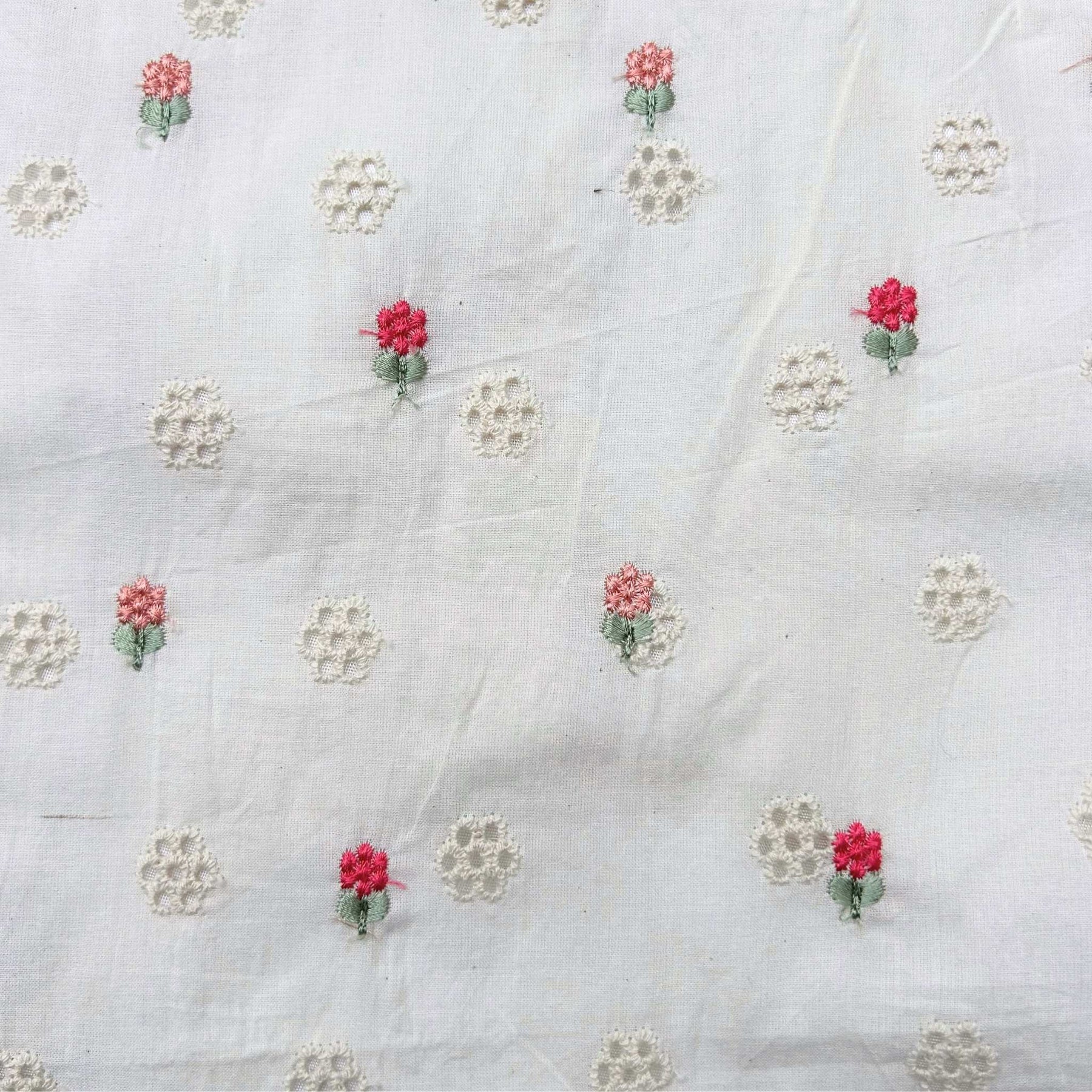 PINK LACE FLORAL EMBROIDERED KURTA FOR DOGS AND CATS