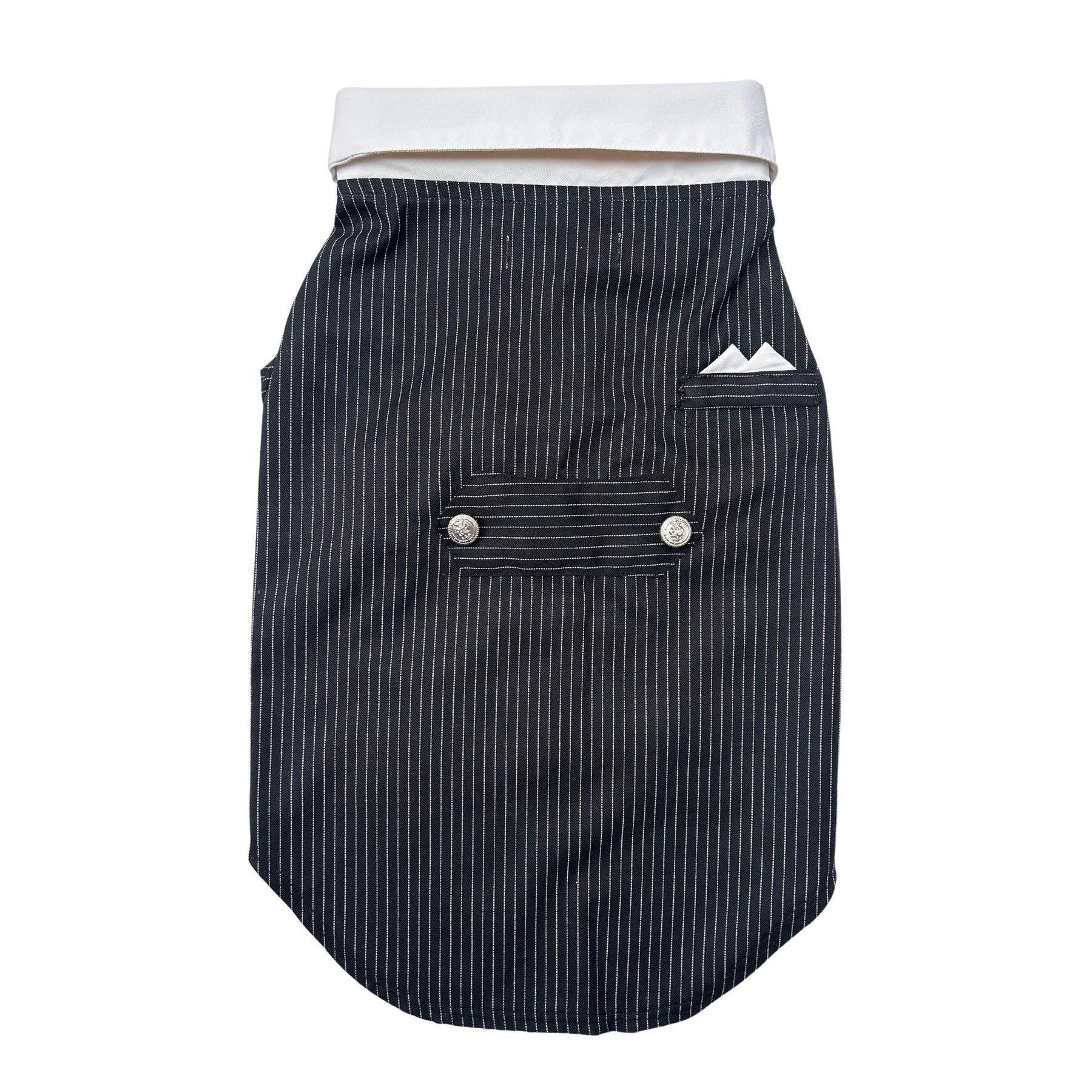 BLACK STRIPES DOG TUXEDO