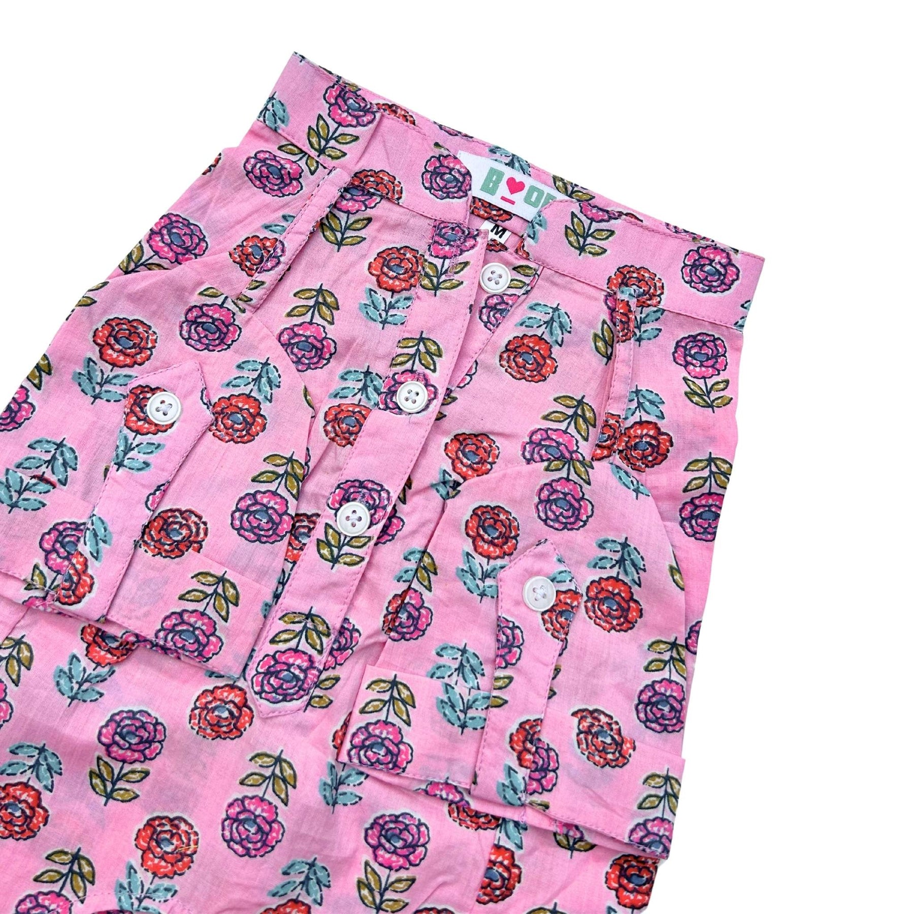 PINK GULAB COTTON KURTA FOR DOGS AND CATS