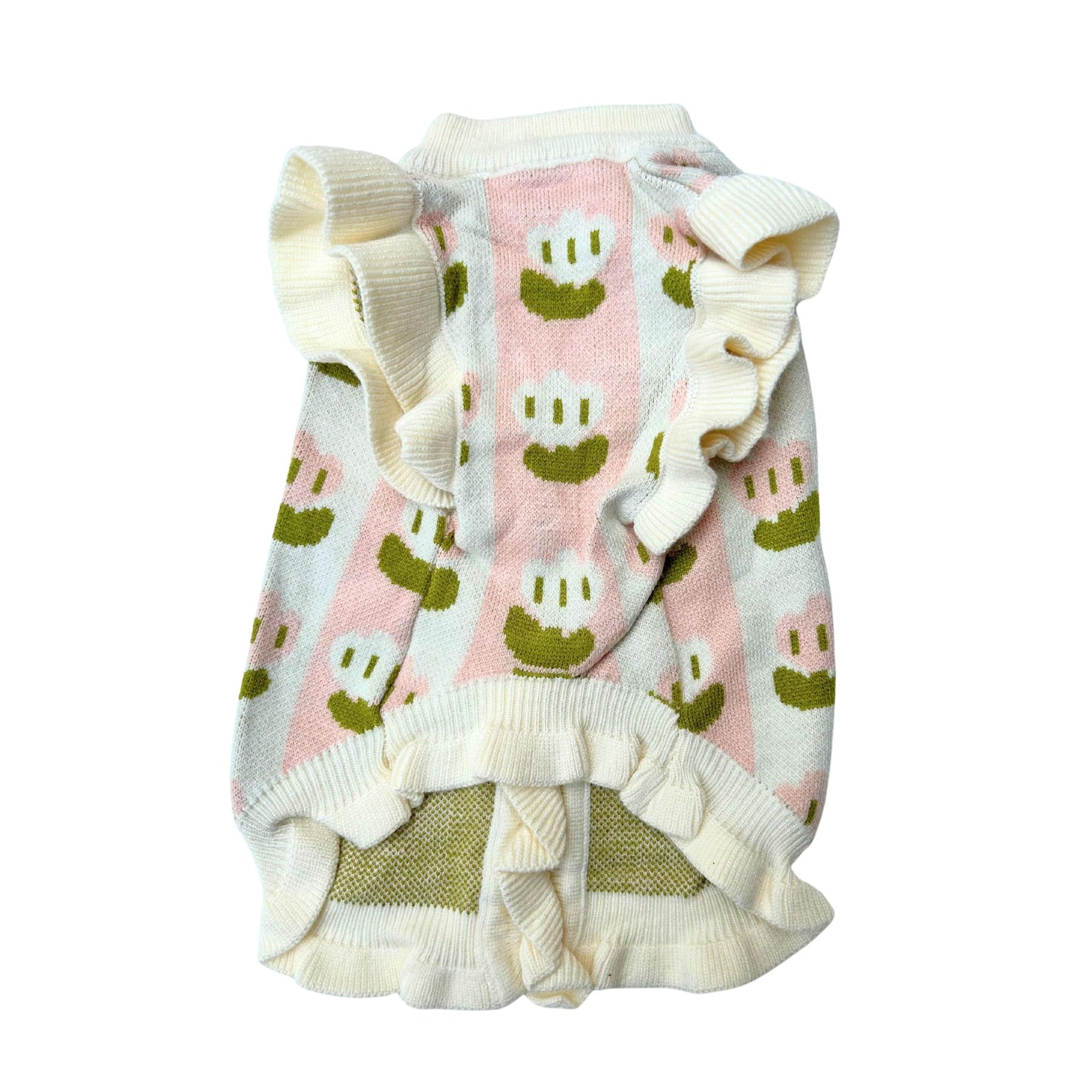 OFF WHITE TULIP DOG SWEATER
