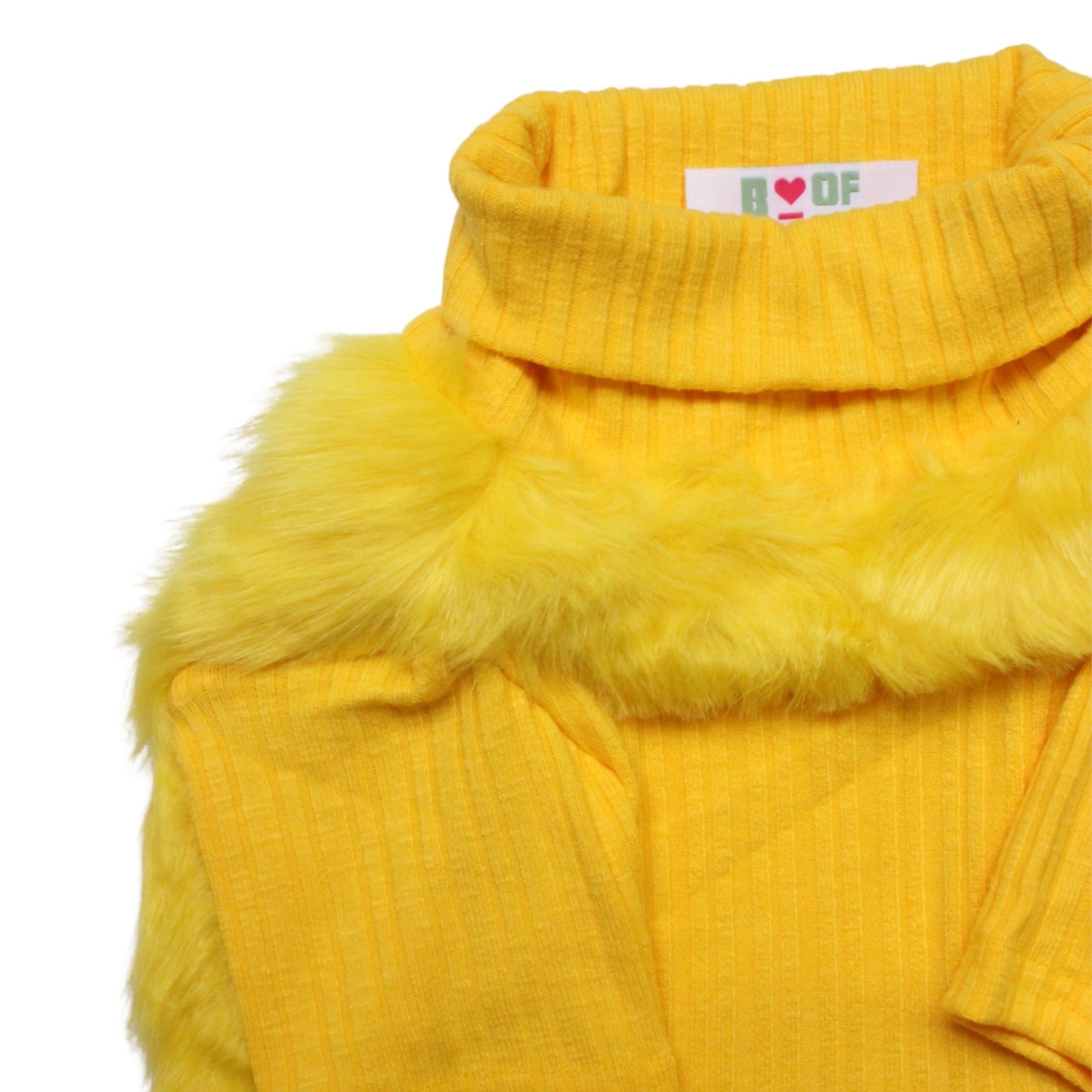 FAUX FUR DOG SWEATER