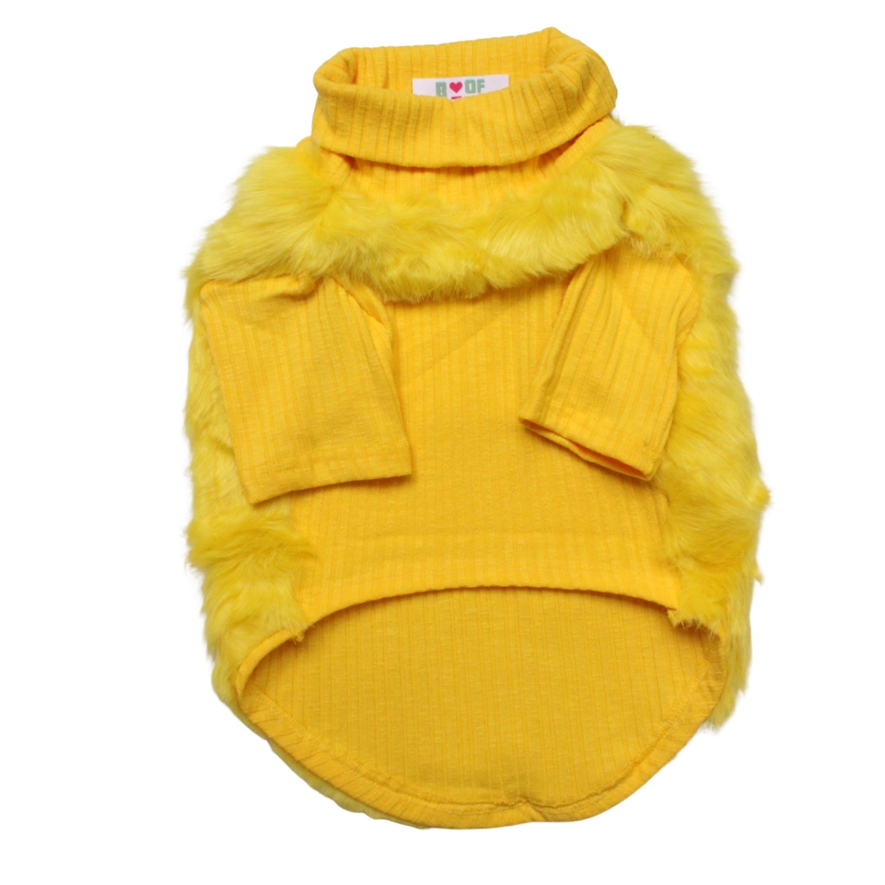 FAUX FUR DOG SWEATER