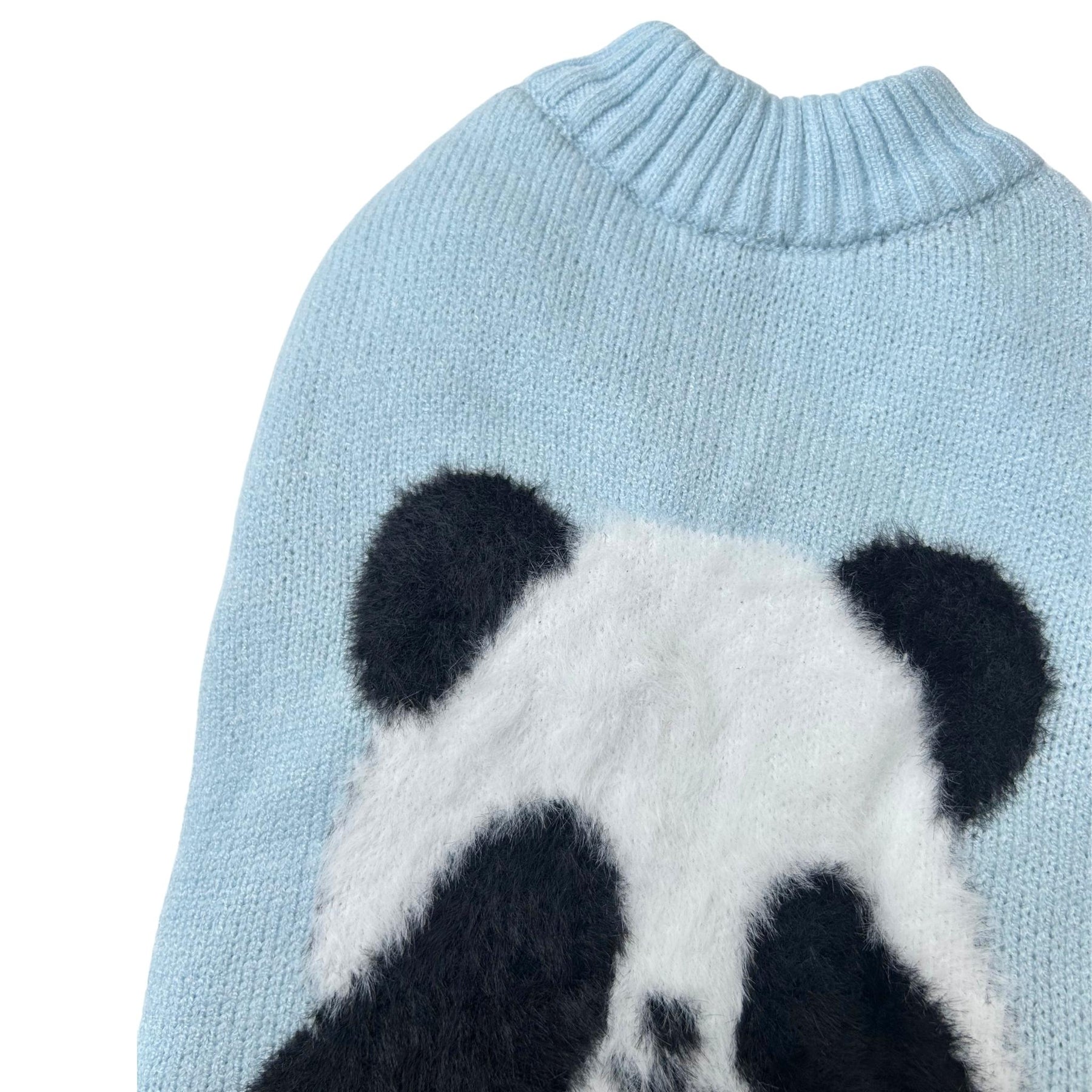 BLUE PANDA DOG SWEATER