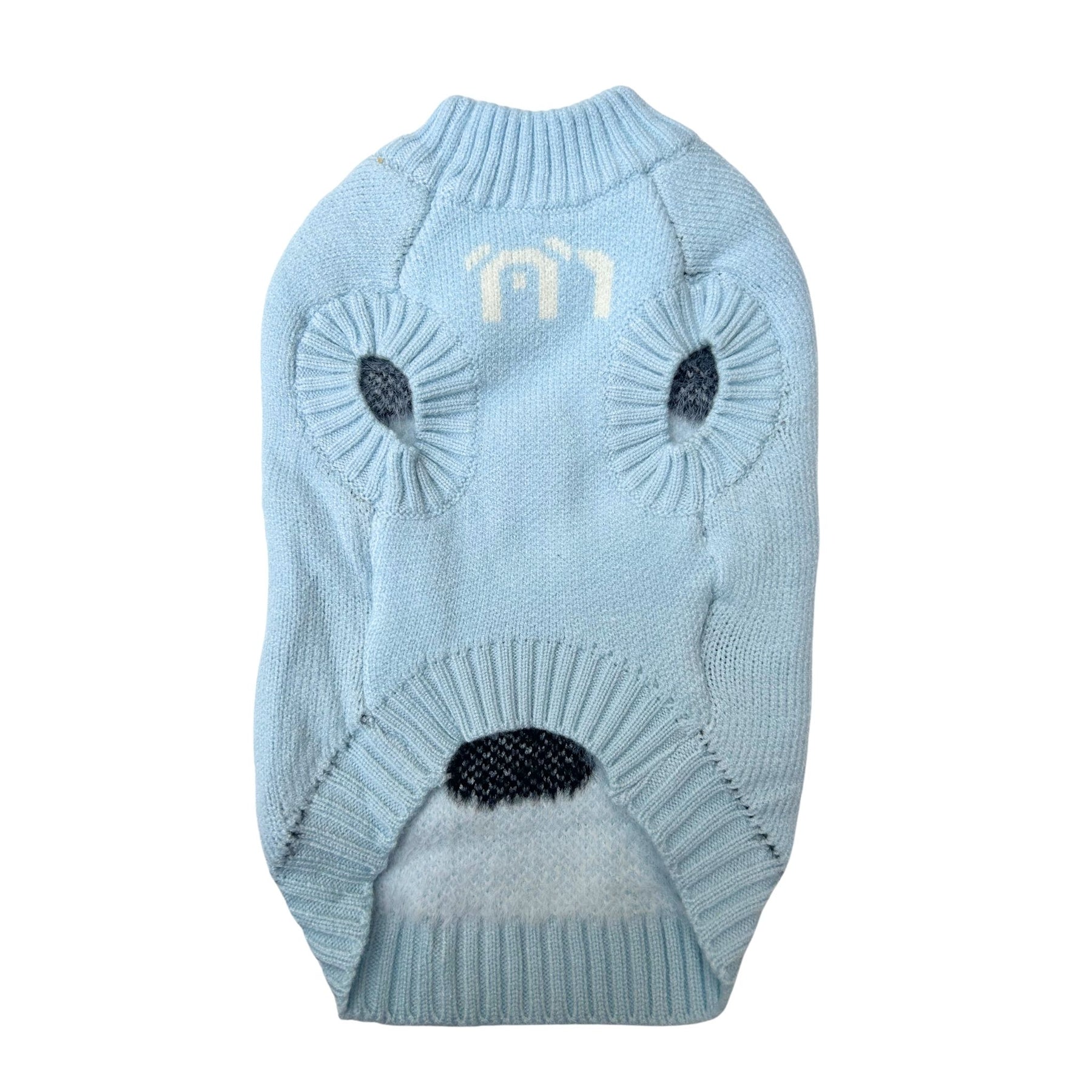 BLUE PANDA DOG SWEATER