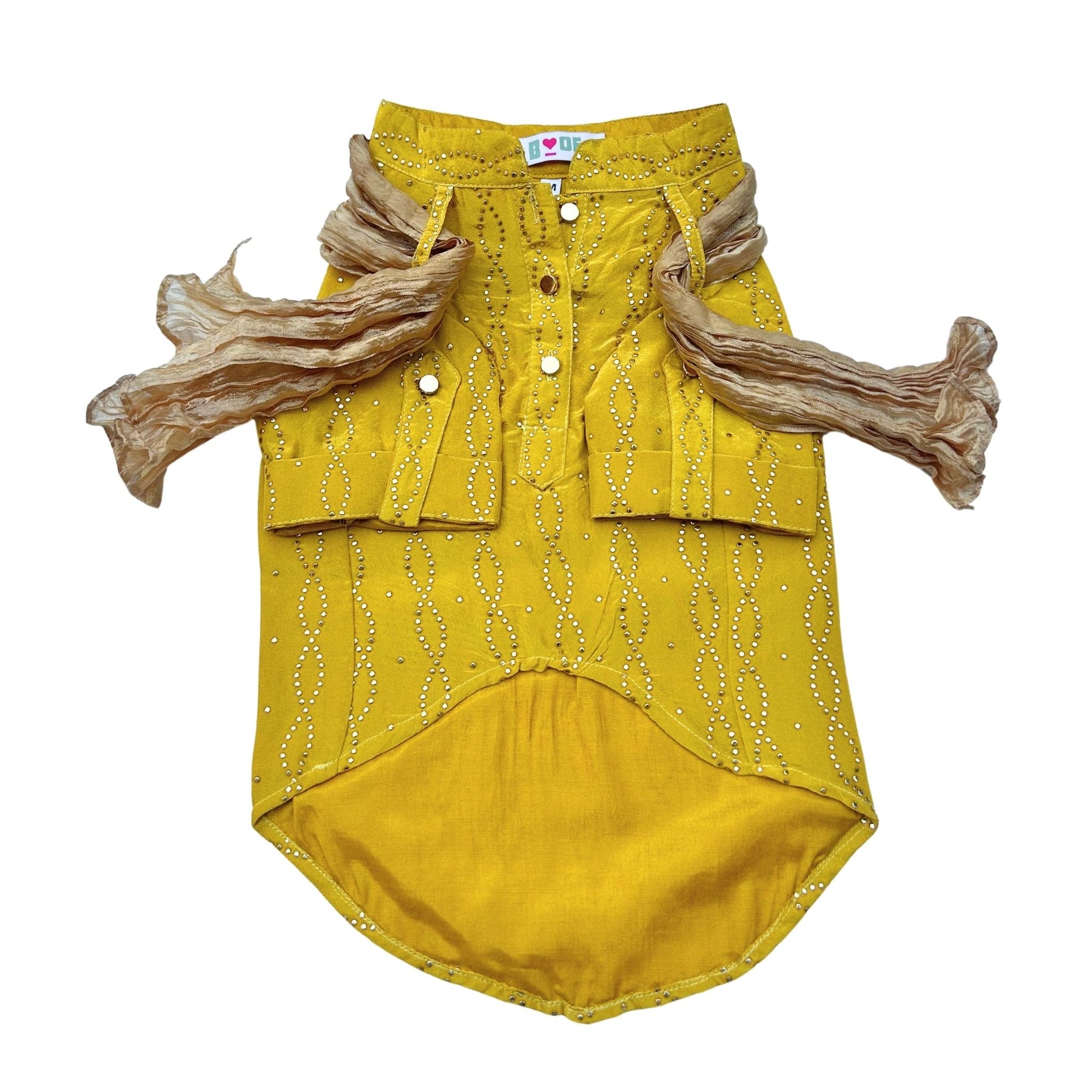SUN GLOW MUKAISH WORK DOG KURTA
