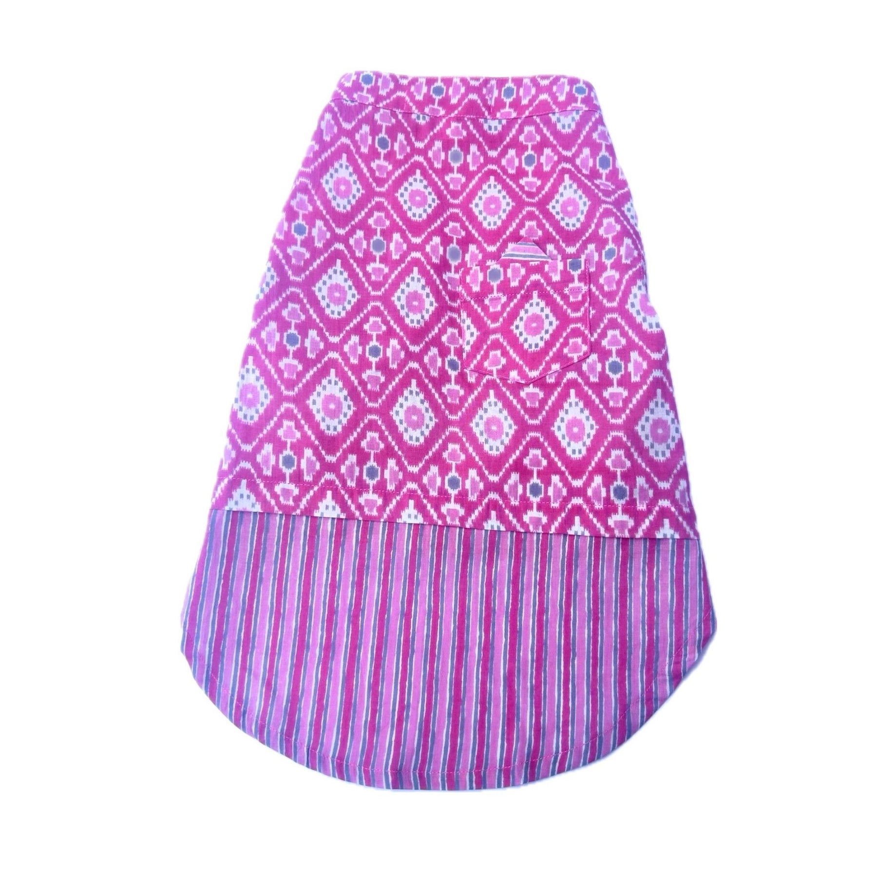 PINK WAISTCOAT DOG KURTA