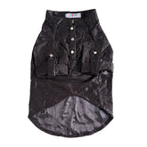 BLACK SEQUINS KURTA FOR DOGS AND CATS