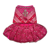 HOT PINK GENDA PHOOL HAND EMBROIDERED LEHENGA FOR DOGS AND CATS
