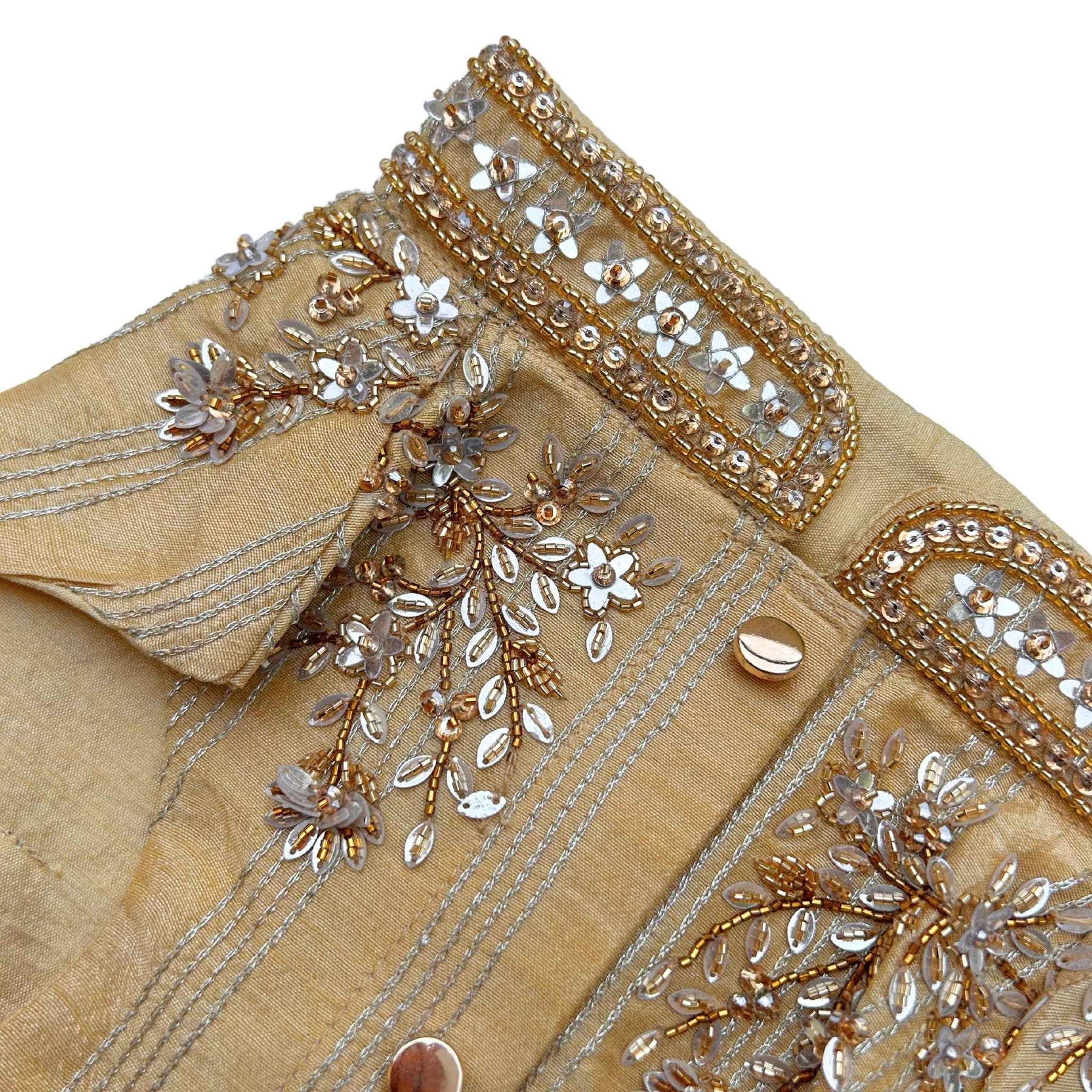 GOLDEN HOUR HAND EMBROIDERED SHERWANI FOR DOGS AND CATS