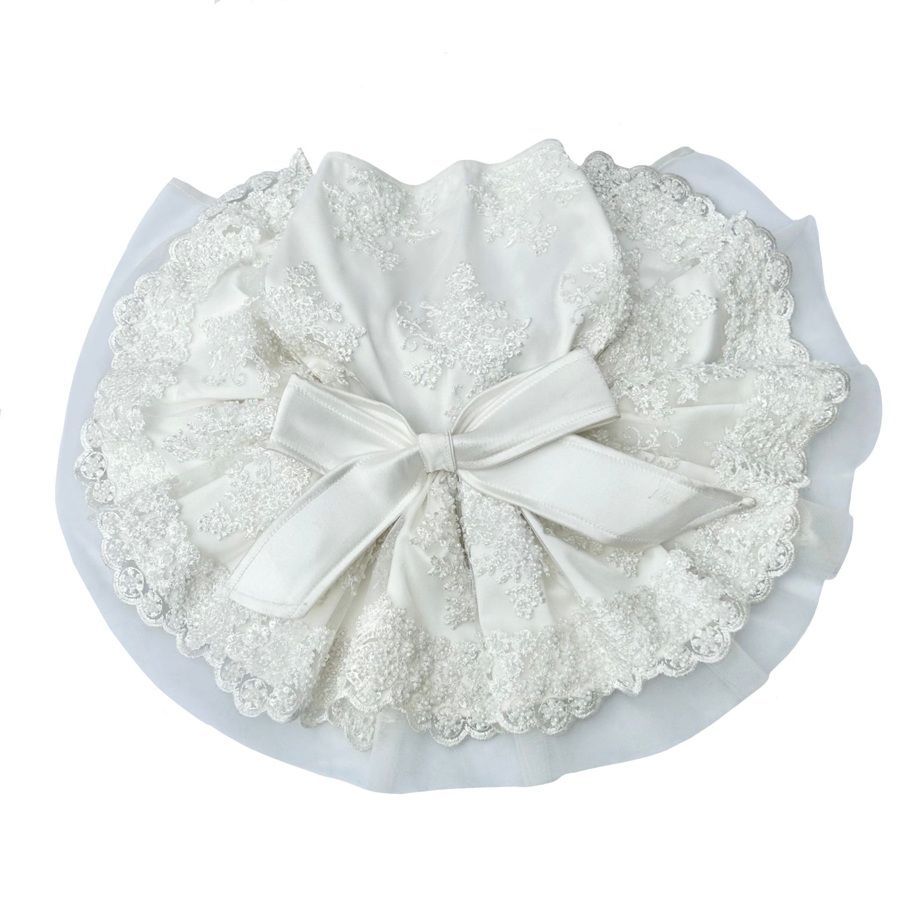 OFF-WHITE BRIDESMAID TUTU DOG DRESS
