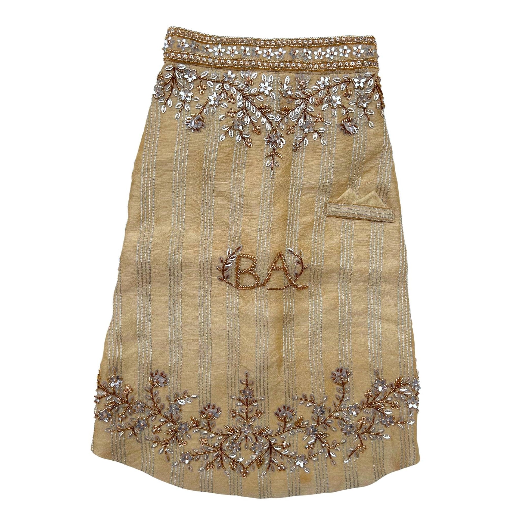 GOLDEN HOUR HAND EMBROIDERED SHERWANI FOR DOGS AND CATS