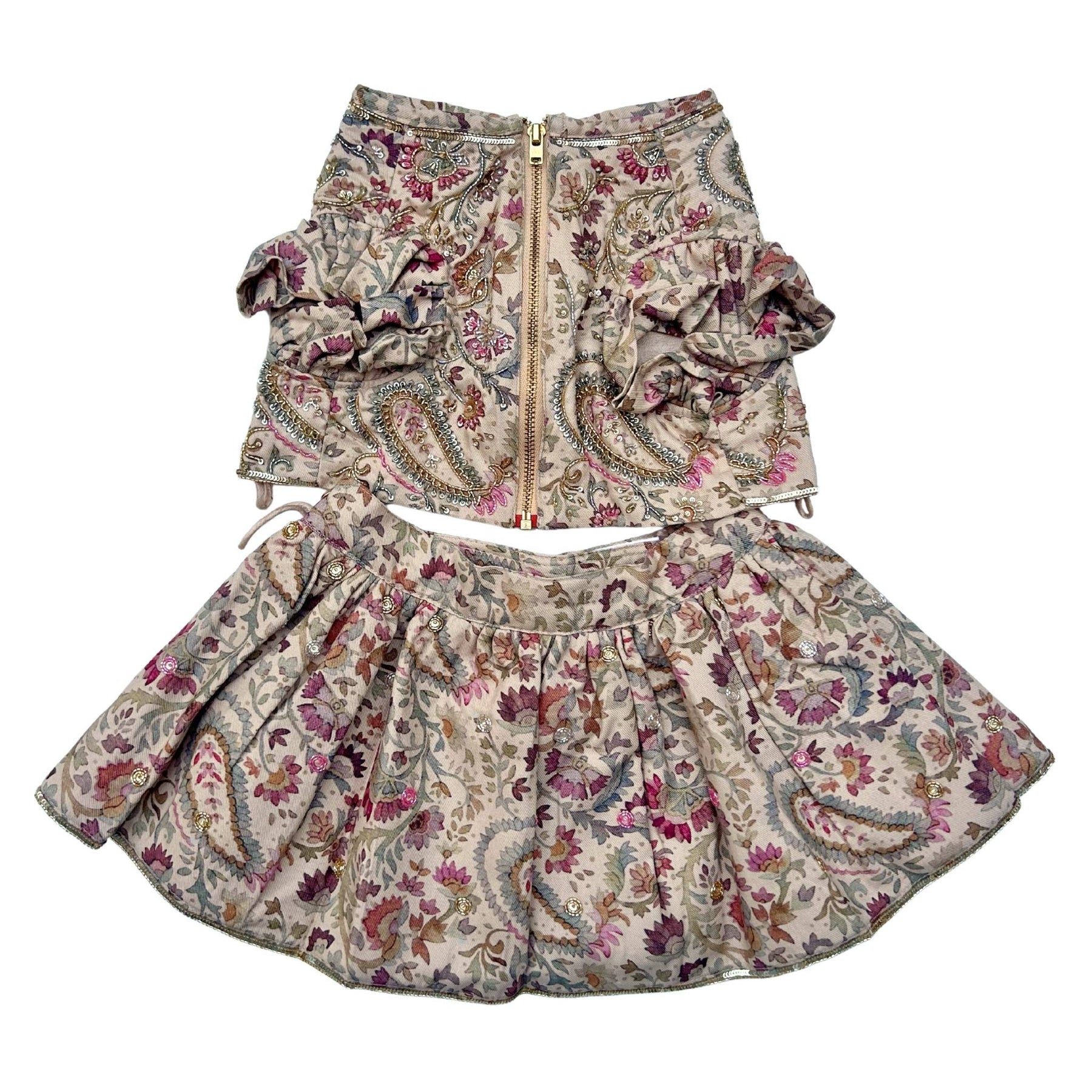 ISHQ BAHARA HAND EMBROIDERED DOG LEHENGA