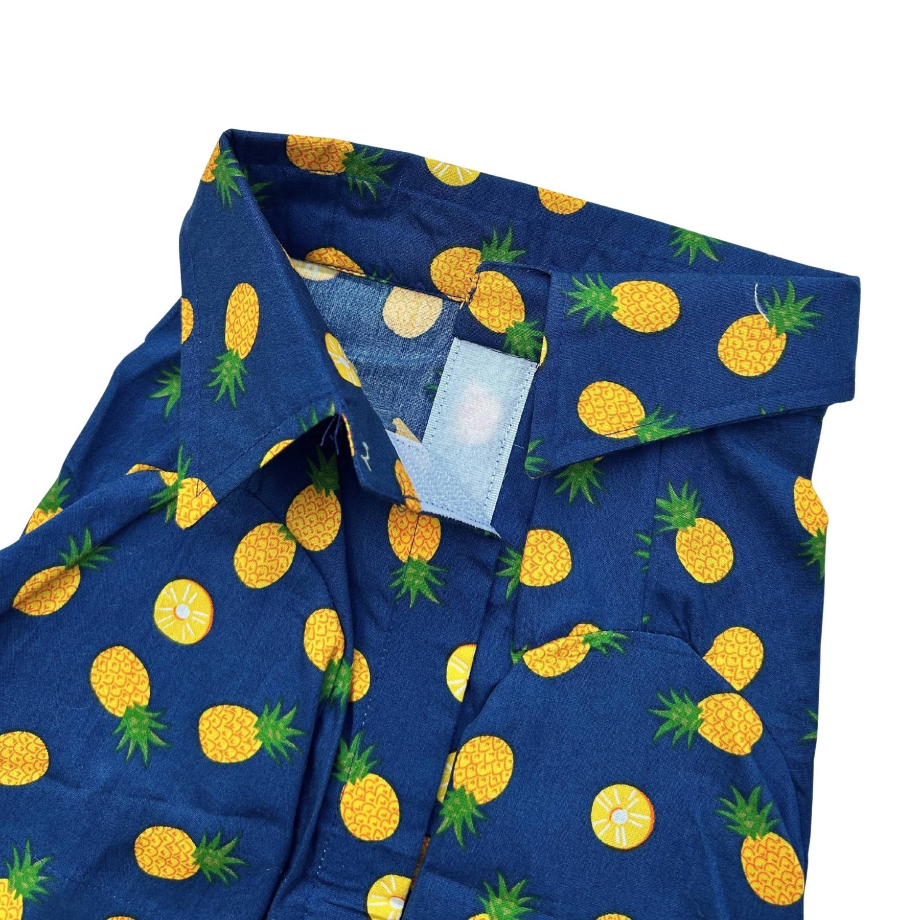 NAVY BLUE PINEAPPLE SHIRT FOR DOGS AND CATS