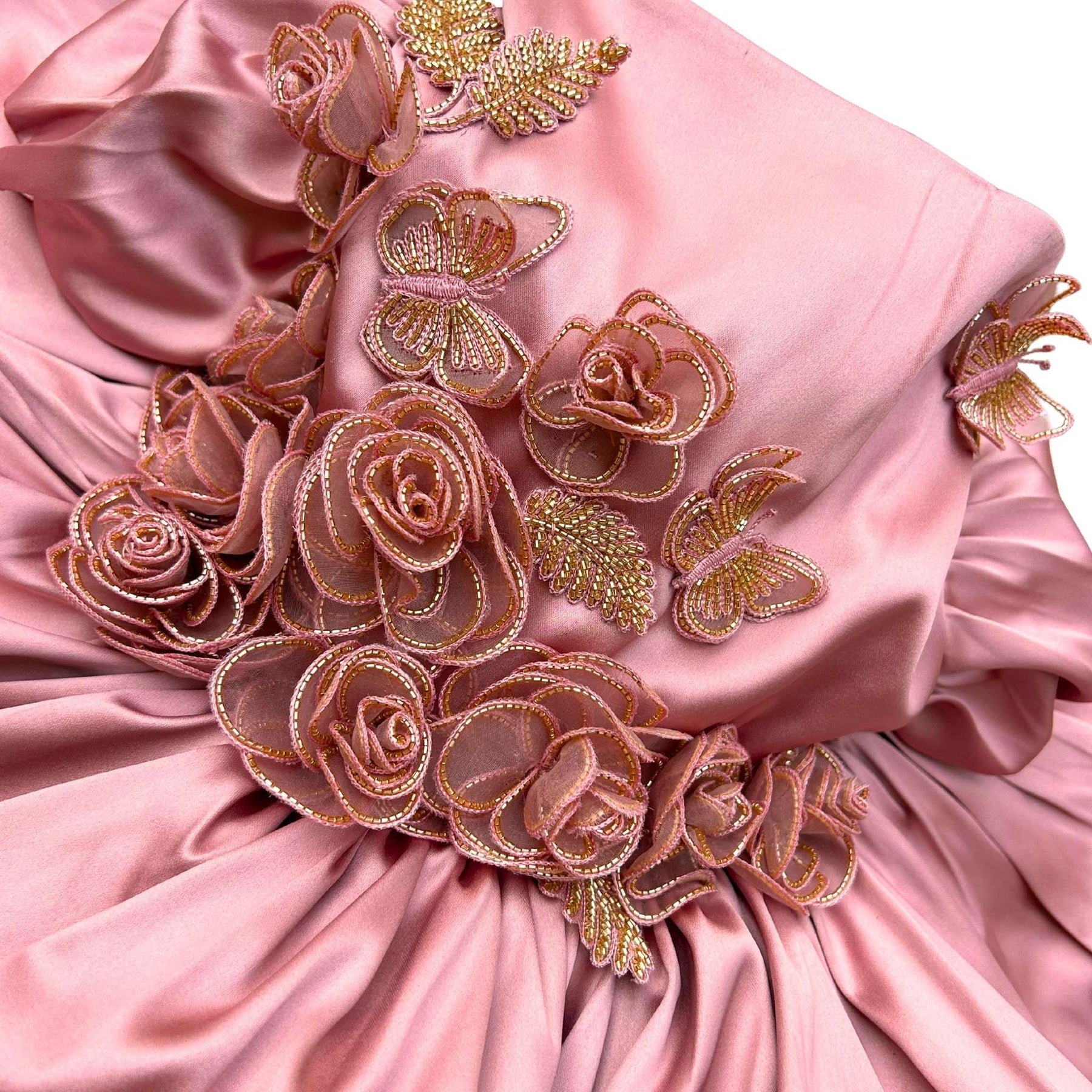 PINK PETAL PRINCESS DRESS FOR DOGS AND CATS