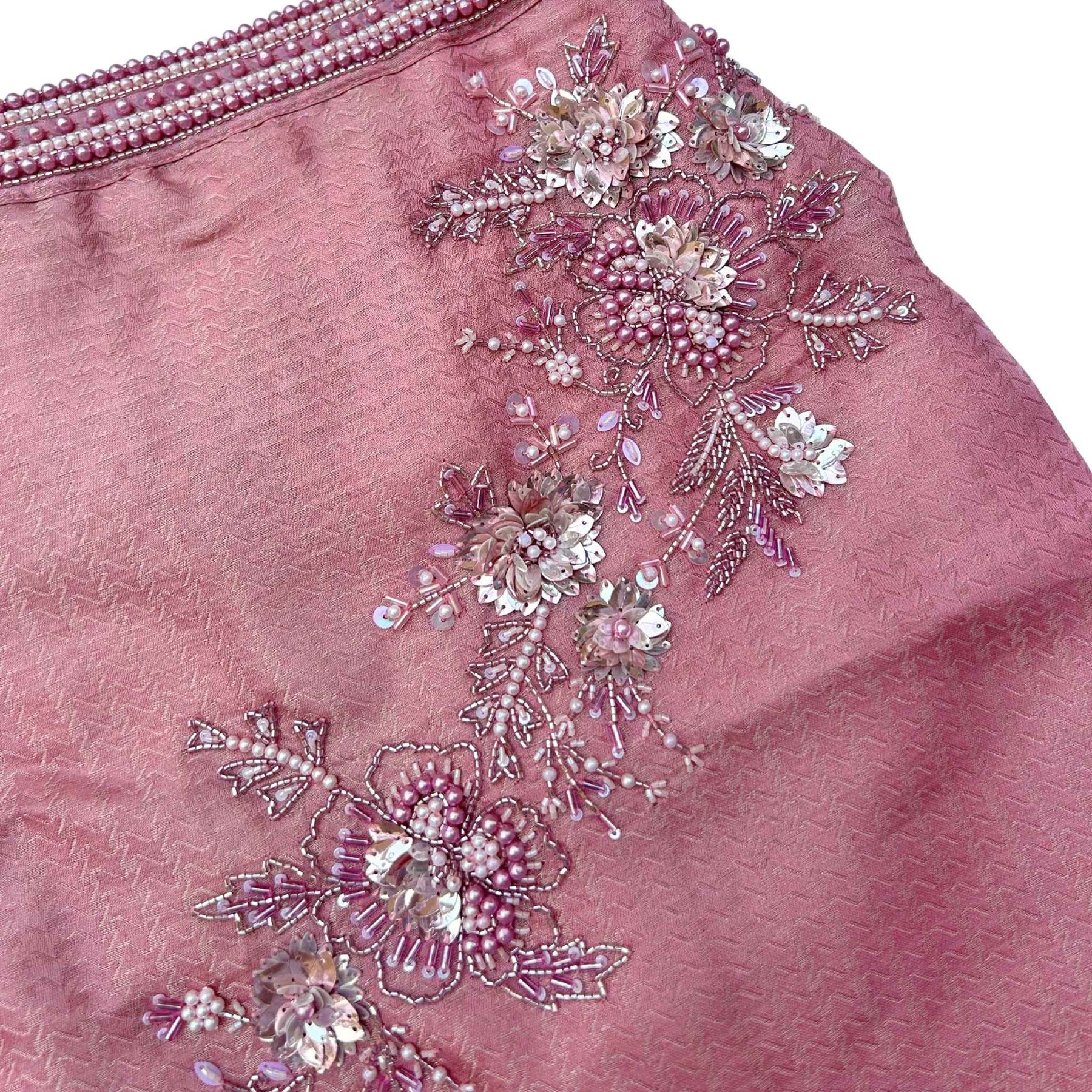 GULMARG PEARL PINK HAND EMBROIDERED DOG SHERWANI