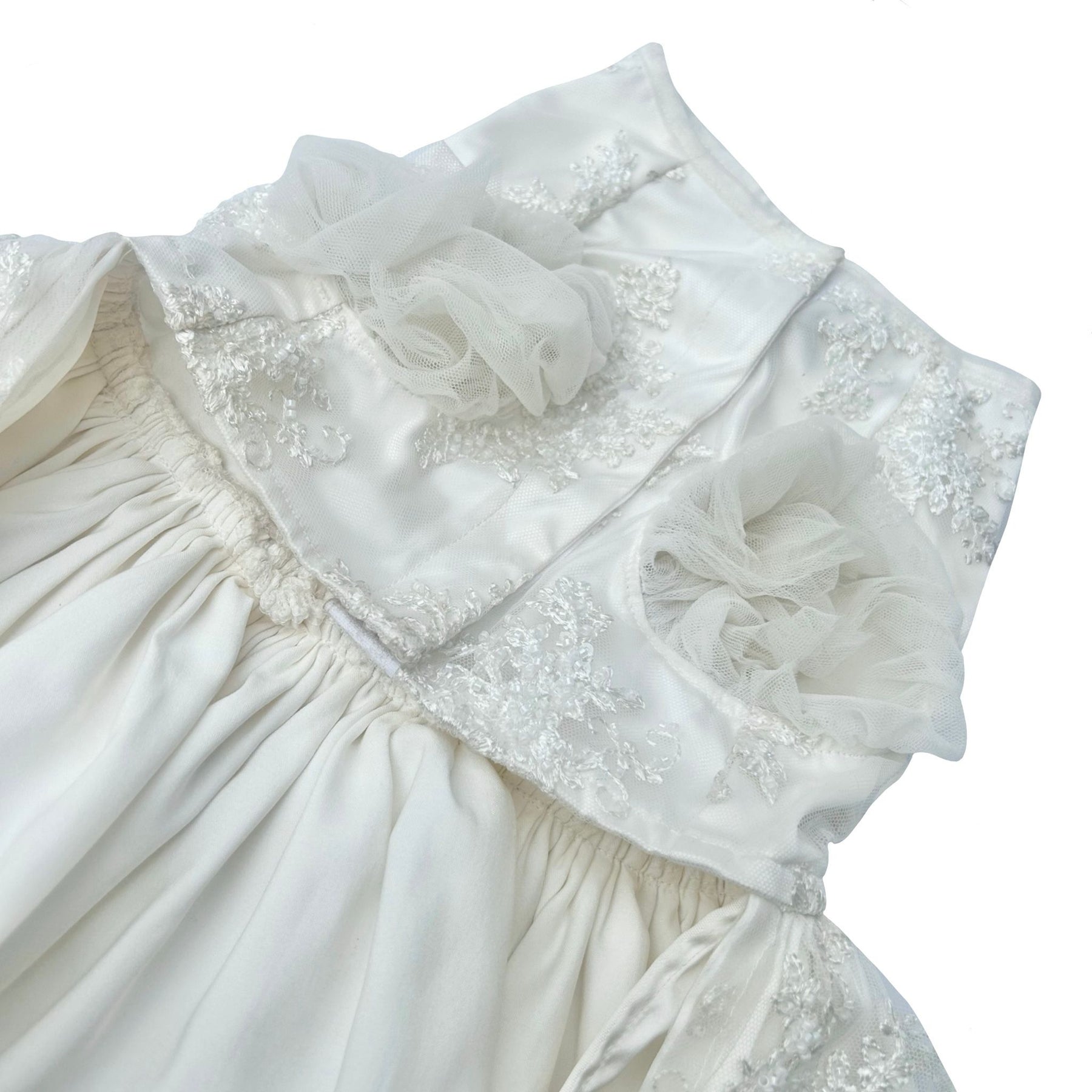OFF-WHITE BRIDESMAID TUTU DOG DRESS