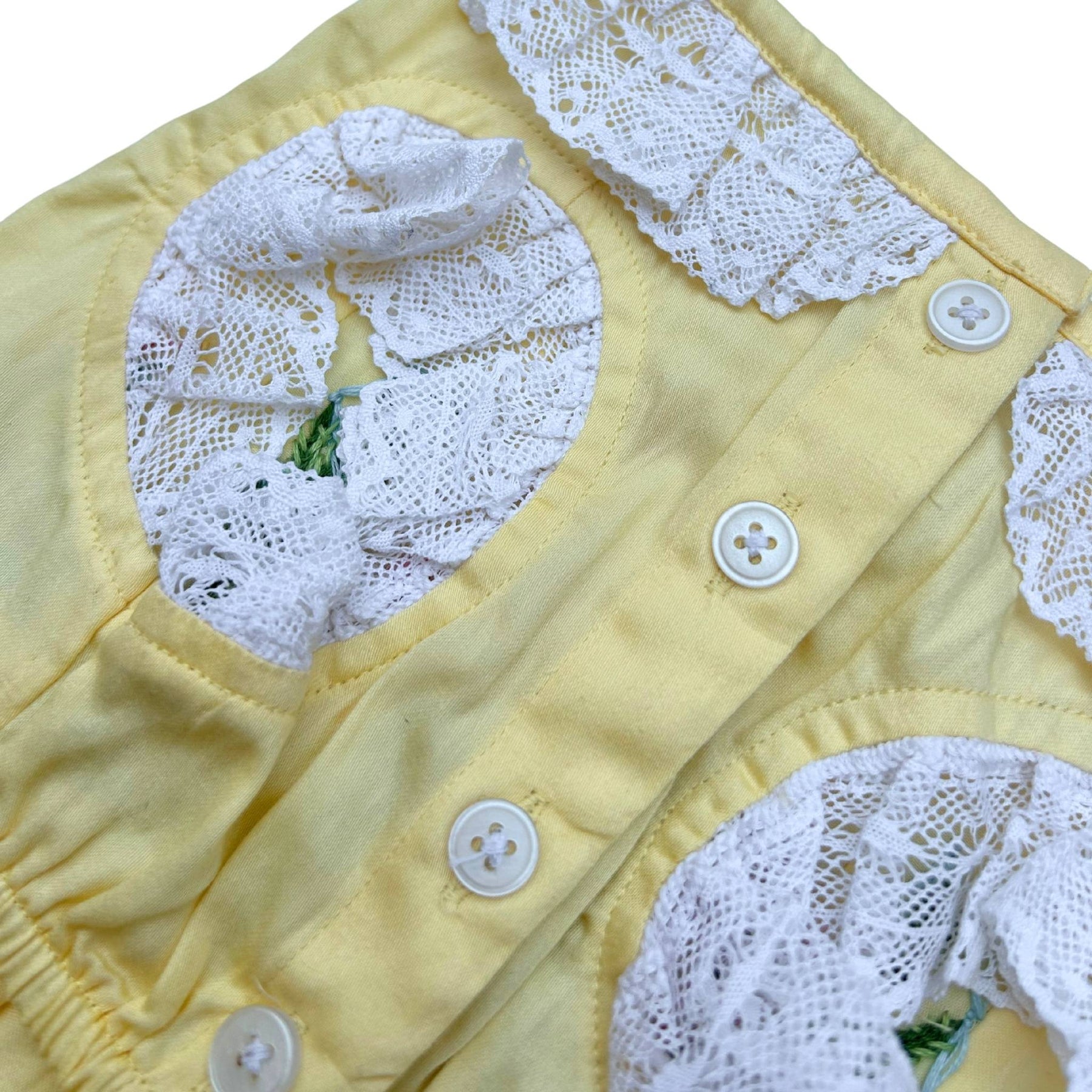 LEMON BLOOM AND RIBBON DRESS FOR DOGS AND CATS